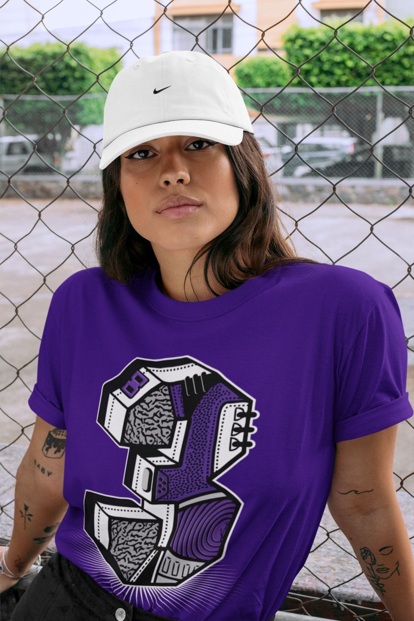Jordan 3 Dark Iris Sneaker Match Tees Three Statue Sneaker Tees Jordan 3 Dark Iris Sneaker Release Tees Unisex Shirts