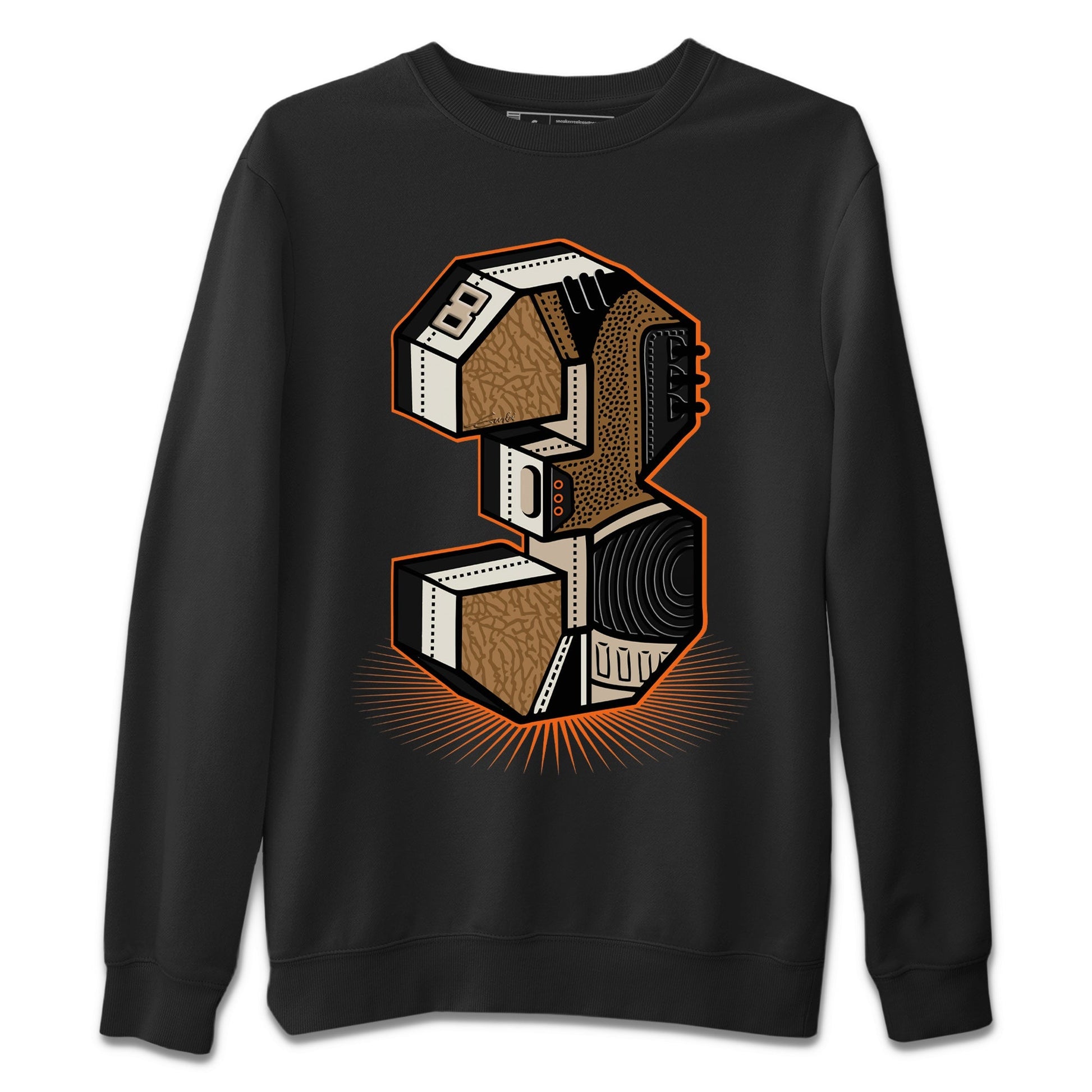 Jordan 3 Desert Elephant Sneaker Match Tees Three Statue Sneaker Tees Jordan 3 Desert Elephant Sneaker Release Tees Unisex Shirts
