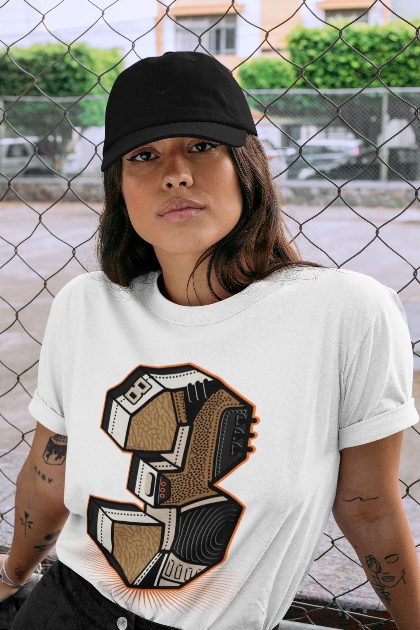 Jordan 3 Desert Elephant Sneaker Match Tees Three Statue Sneaker Tees Jordan 3 Desert Elephant Sneaker Release Tees Unisex Shirts