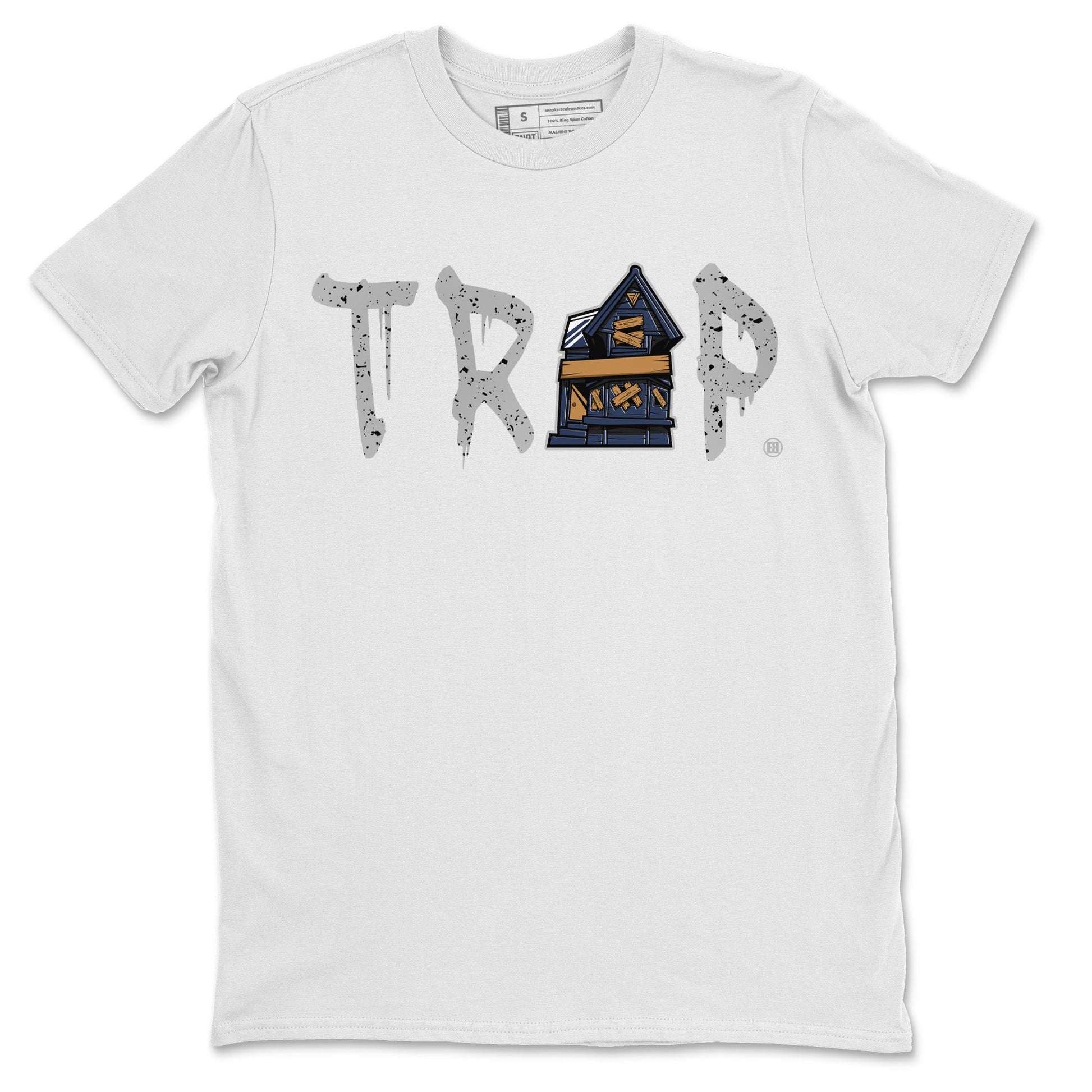 Jordan 4 Midnight Navy Sneaker Match Tees Trap House Sneaker Tees Jordan 4 Midnight Navy Sneaker Release Tees Unisex Shirts