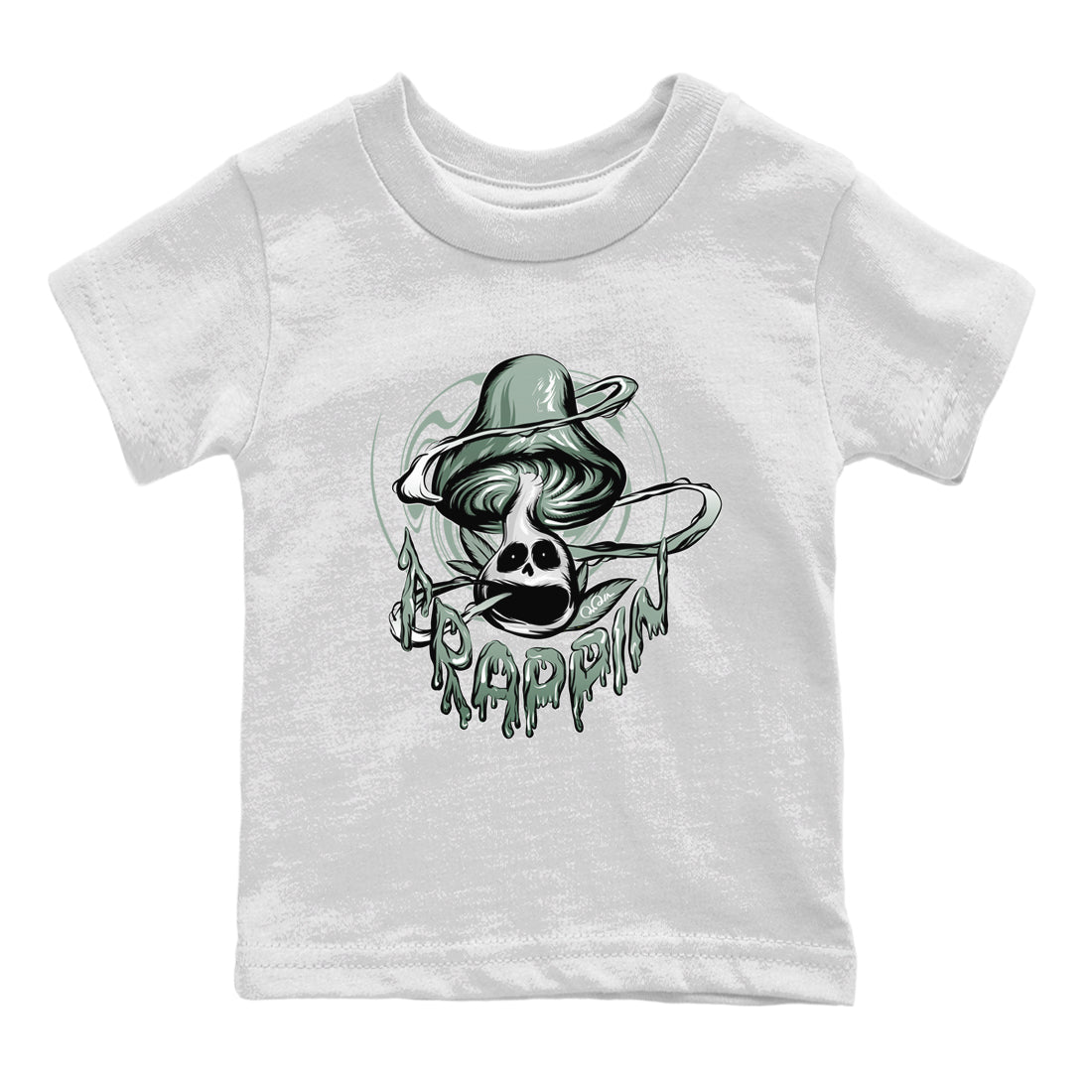 Dunk Mica Green Sneaker Match Tees Trippin Mushroom Sneaker Tees Dunk Low Mica Green Sneaker Release Tees Kids Shirts White 2