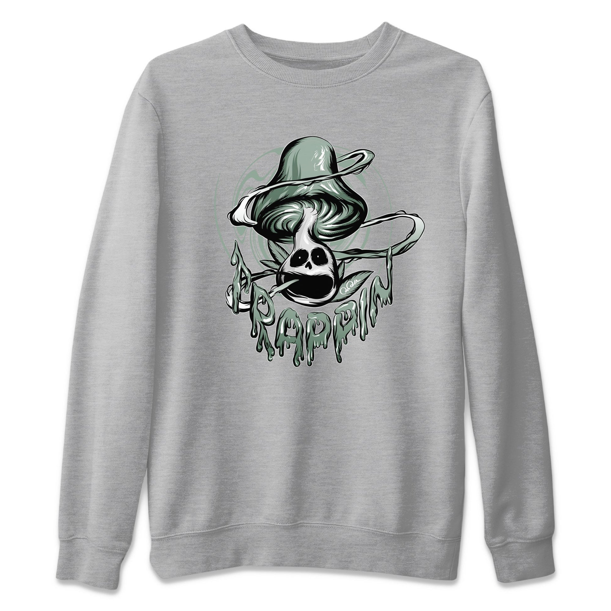 Dunk Mica Green Sneaker Match Tees Trippin Mushroom Sneaker Tees Dunk Low Mica Green Sneaker Release Tees Unisex Shirts Heather Grey 2