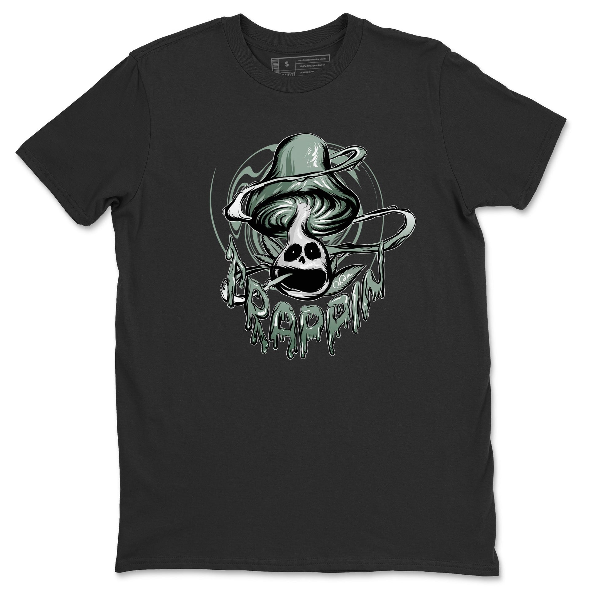 Dunk Mica Green Sneaker Match Tees Trippin Mushroom Sneaker Tees Dunk Low Mica Green Sneaker Release Tees Unisex Shirts Black 2