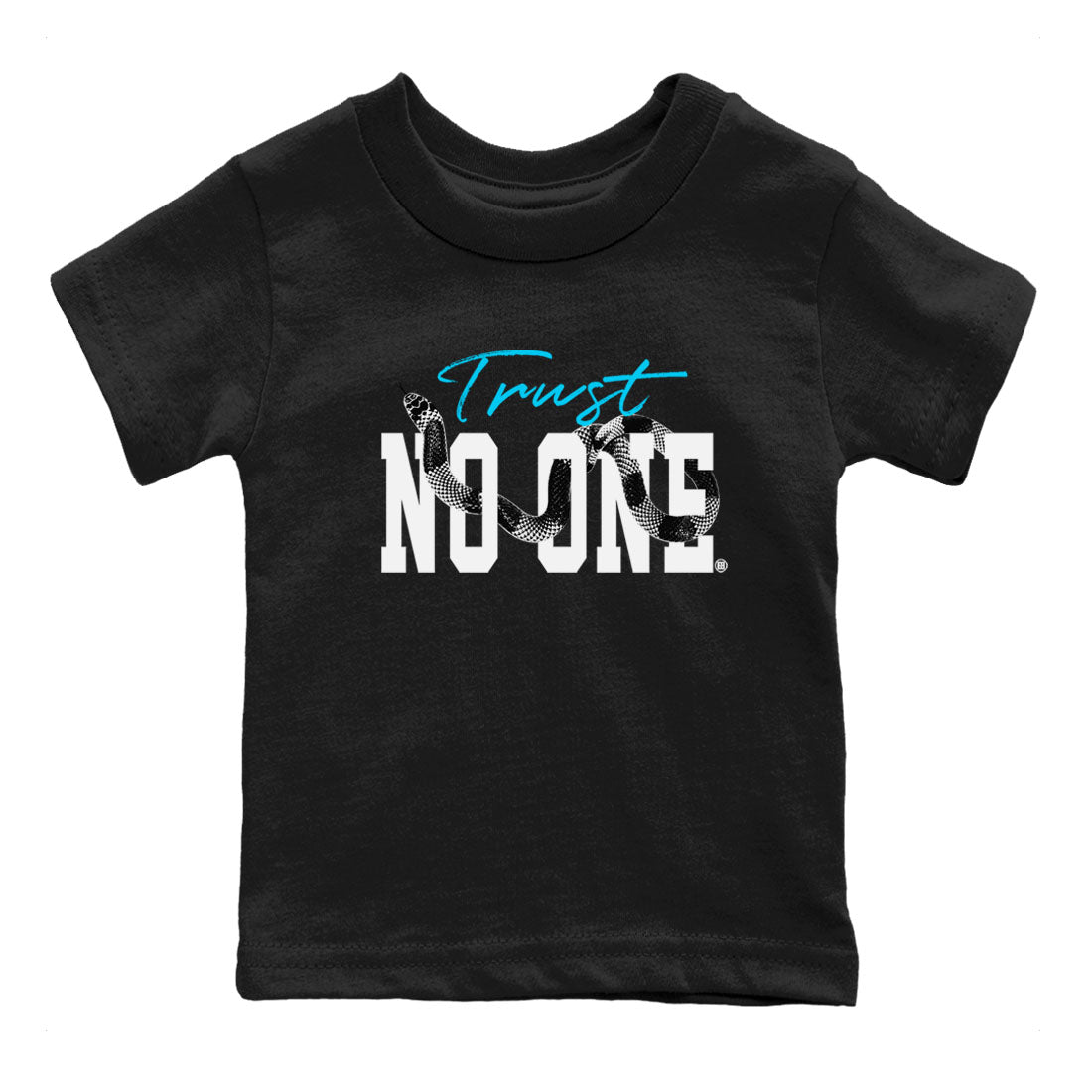 9s Powder Blue shirt to match jordans Trust No One sneaker tees Air Jordan 9 Powder Blue SNRT sneaker release tees baby toddler Black 2 cotton Shirt