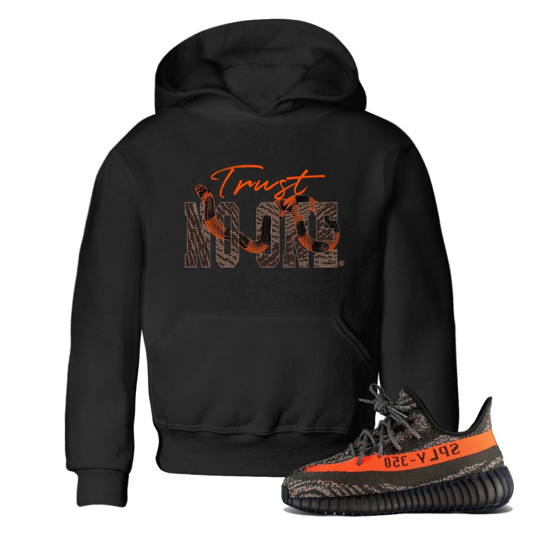 Yeezy Boost 350 Carbon Beluga shirt to match jordans Trust No One sneaker tees Yeezy 350 Carbon Beluga SNRT Sneaker Release Tees Crew Neck T-ShirtBaby Toddler Black 1 T-Shirt
