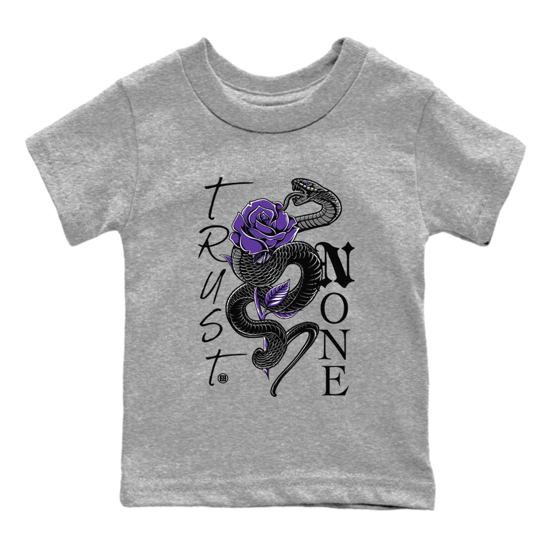 Nike SB Dunk Low Court Purple Shirt To Match Jordans Trust None Streetwear Fashion Dunk Low Court Purple SNRT sneaker release tees baby toddler Heather Grey 2 cotton Shirt