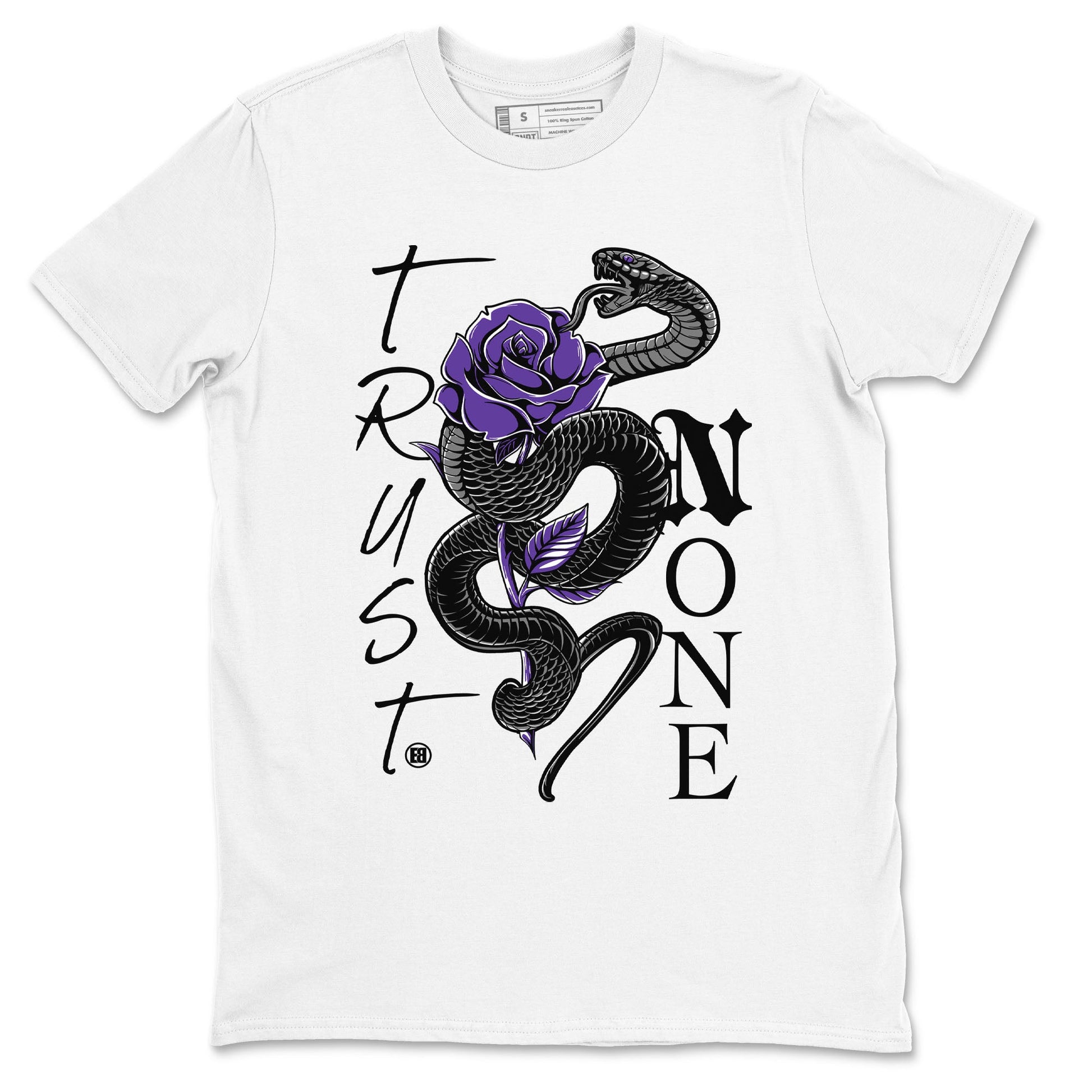 Nike SB Dunk Low Court Purple Shirt To Match Jordans Trust None Streetwear Fashion Dunk Low Court Purple SNRT Sneaker Release Tees unisex cotton White 2 crew neck shirt