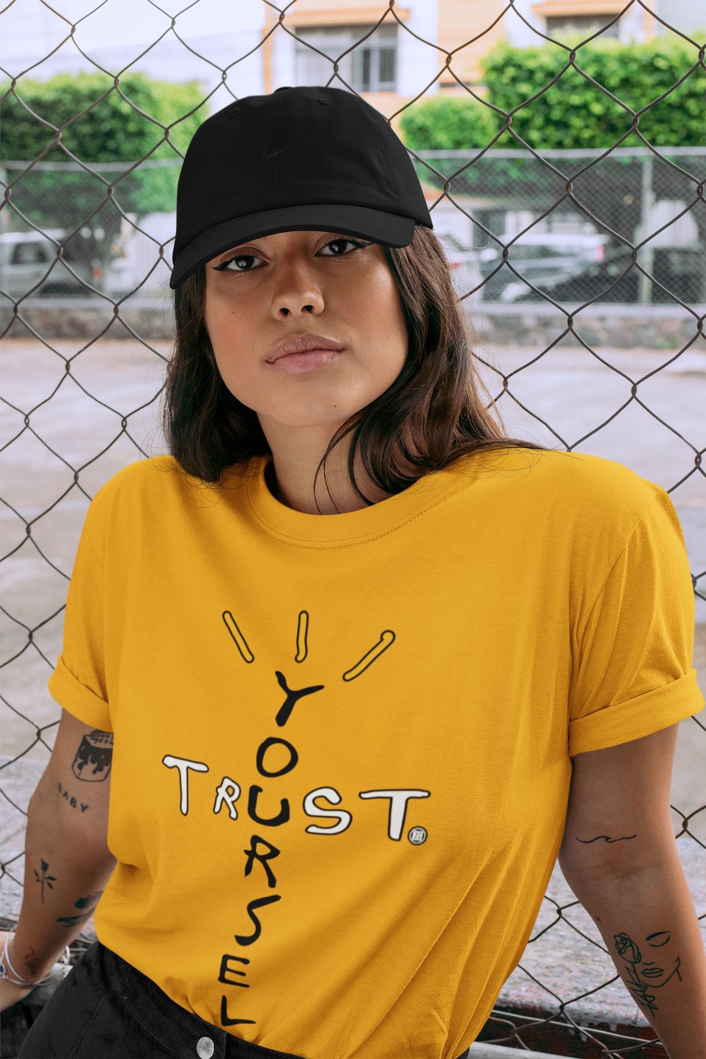 Dunk Championship Goldenrod Sneaker Match Tees Trust Yourself Sneaker Tees Dunk Championship Goldenrod Sneaker Release Tees Unisex Shirts