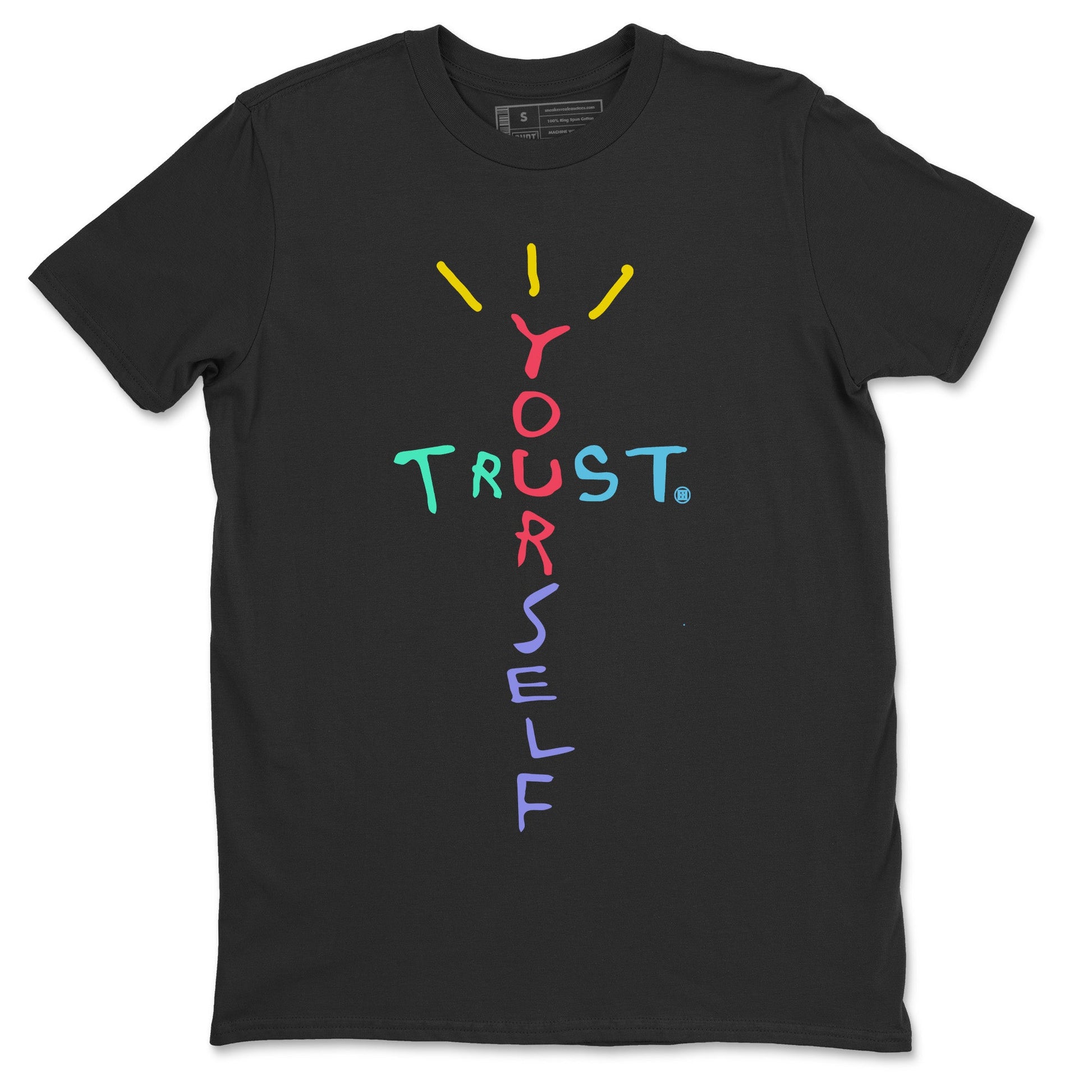 Dunk Easter Candy Sneaker Match Tees Trust Yourself Sneaker Tees Holiday Easter T-Shirt Sneaker Release Tees Unisex Shirts Black 2