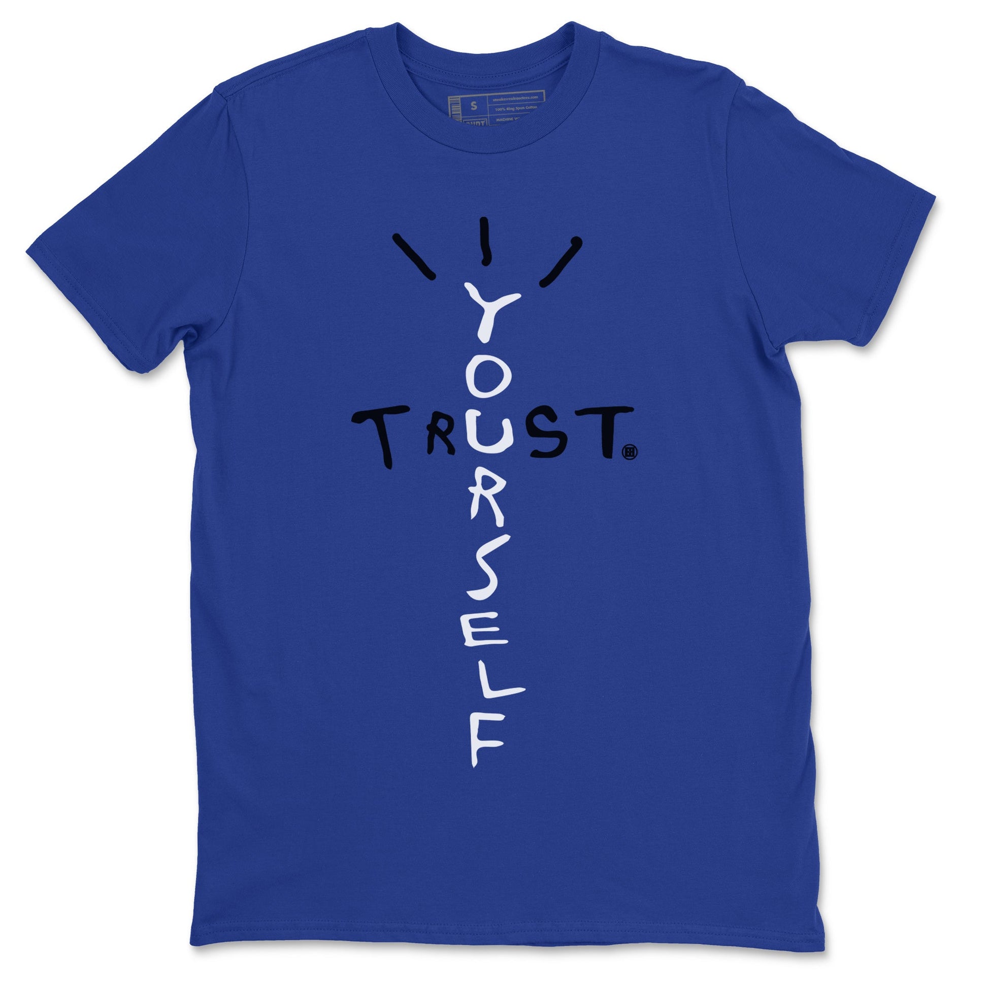 Jordan 12 Hyper Royal Sneaker Match Tees Trust Yourself Sneaker Tees Jordan 12 Hyper Royal Sneaker Release Tees Unisex Shirts