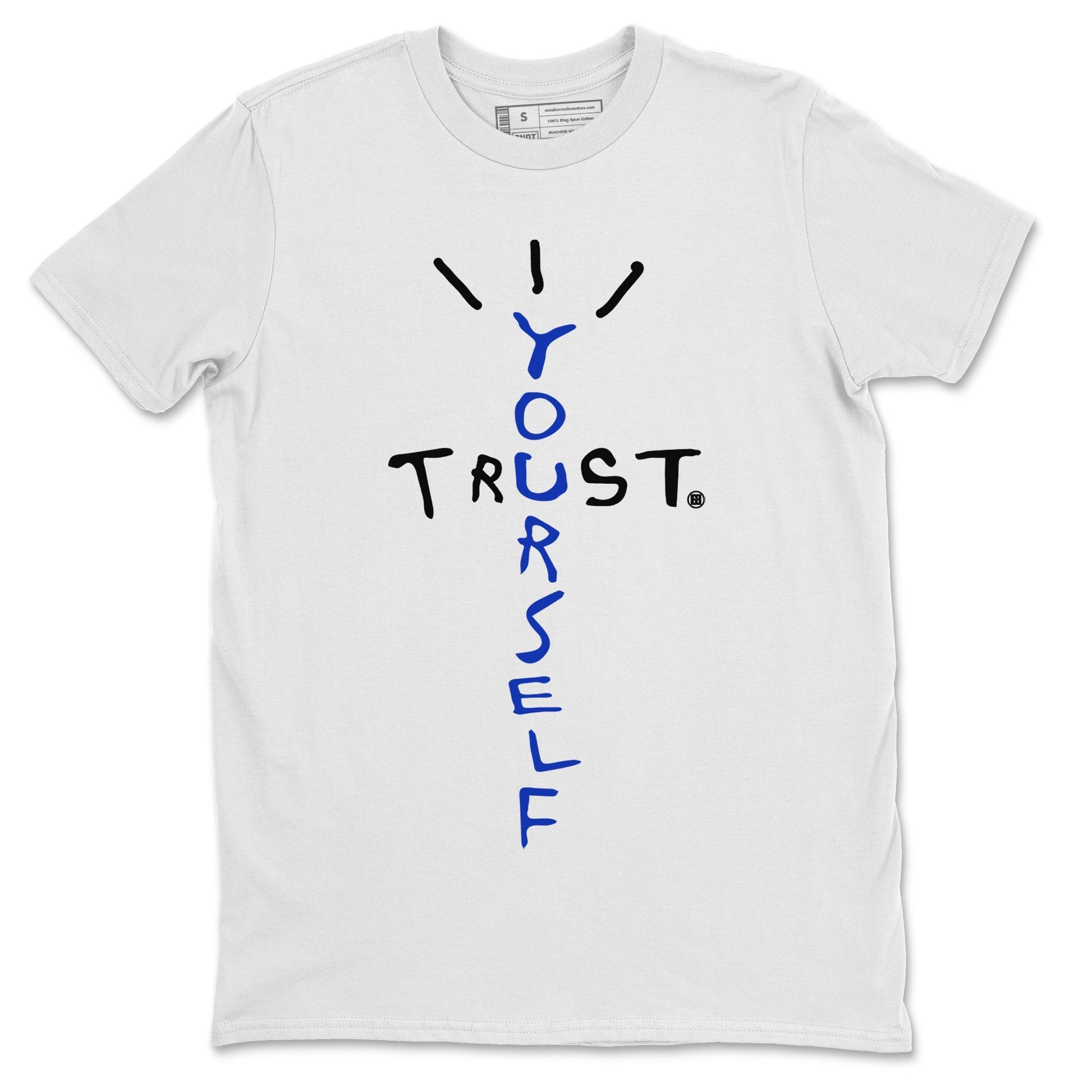 Jordan 12 Hyper Royal Sneaker Match Tees Trust Yourself Sneaker Tees Jordan 12 Hyper Royal Sneaker Release Tees Unisex Shirts