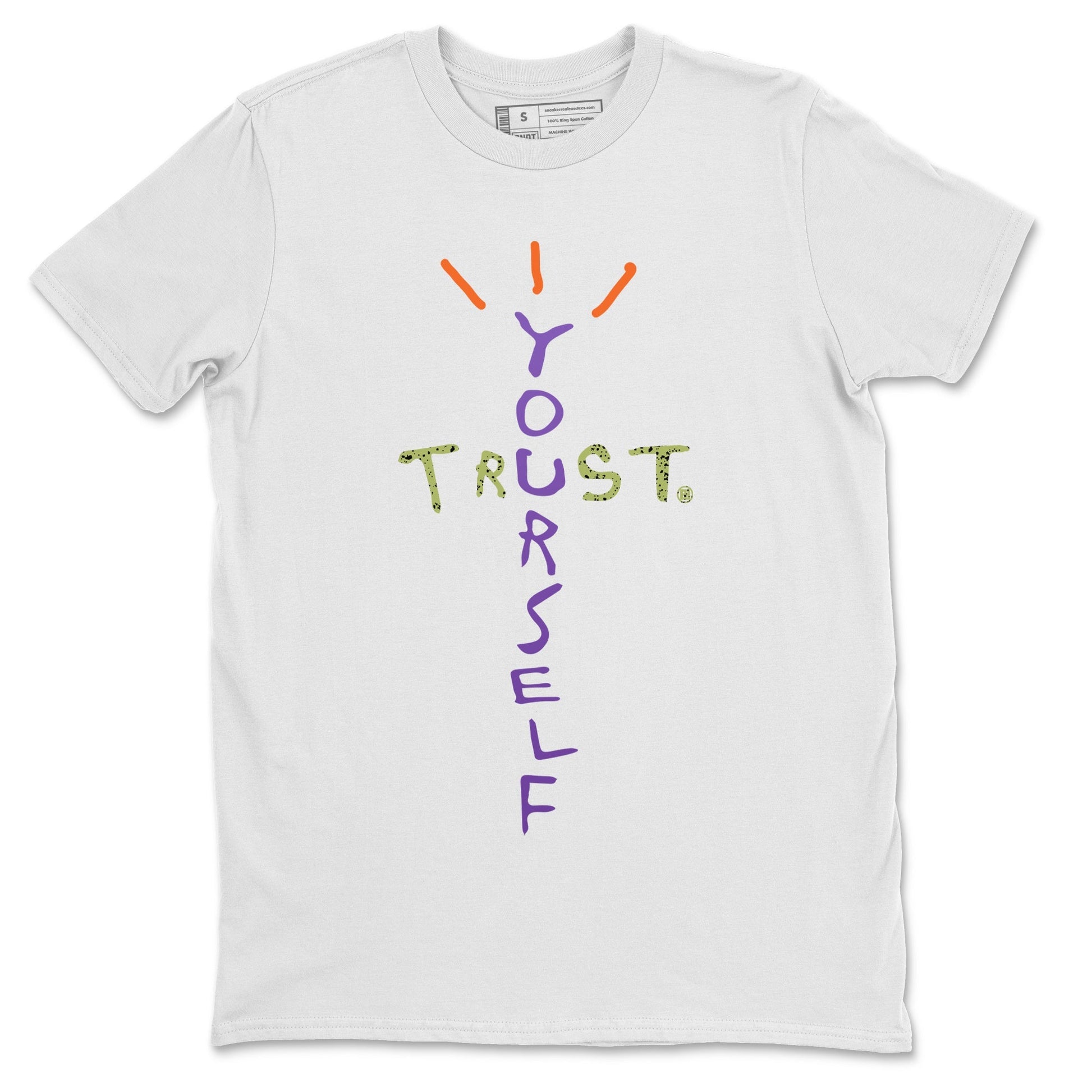 Jordan 4 Canyon Purple Sneaker Match Tees Trust Yourself Sneaker Tees Jordan 4 Canyon Purple Sneaker Release Tees Unisex Shirts
