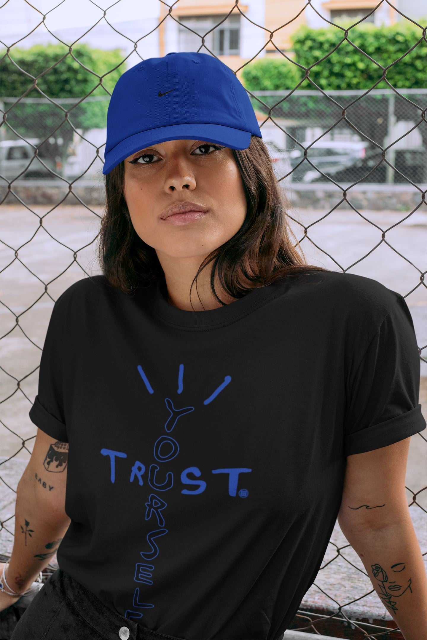 Yeezy 350 Dazzling Blue Sneaker Match Tees Trust Yourself Sneaker Tees Yeezy 350 Dazzling Blue Sneaker Release Tees Unisex Shirts