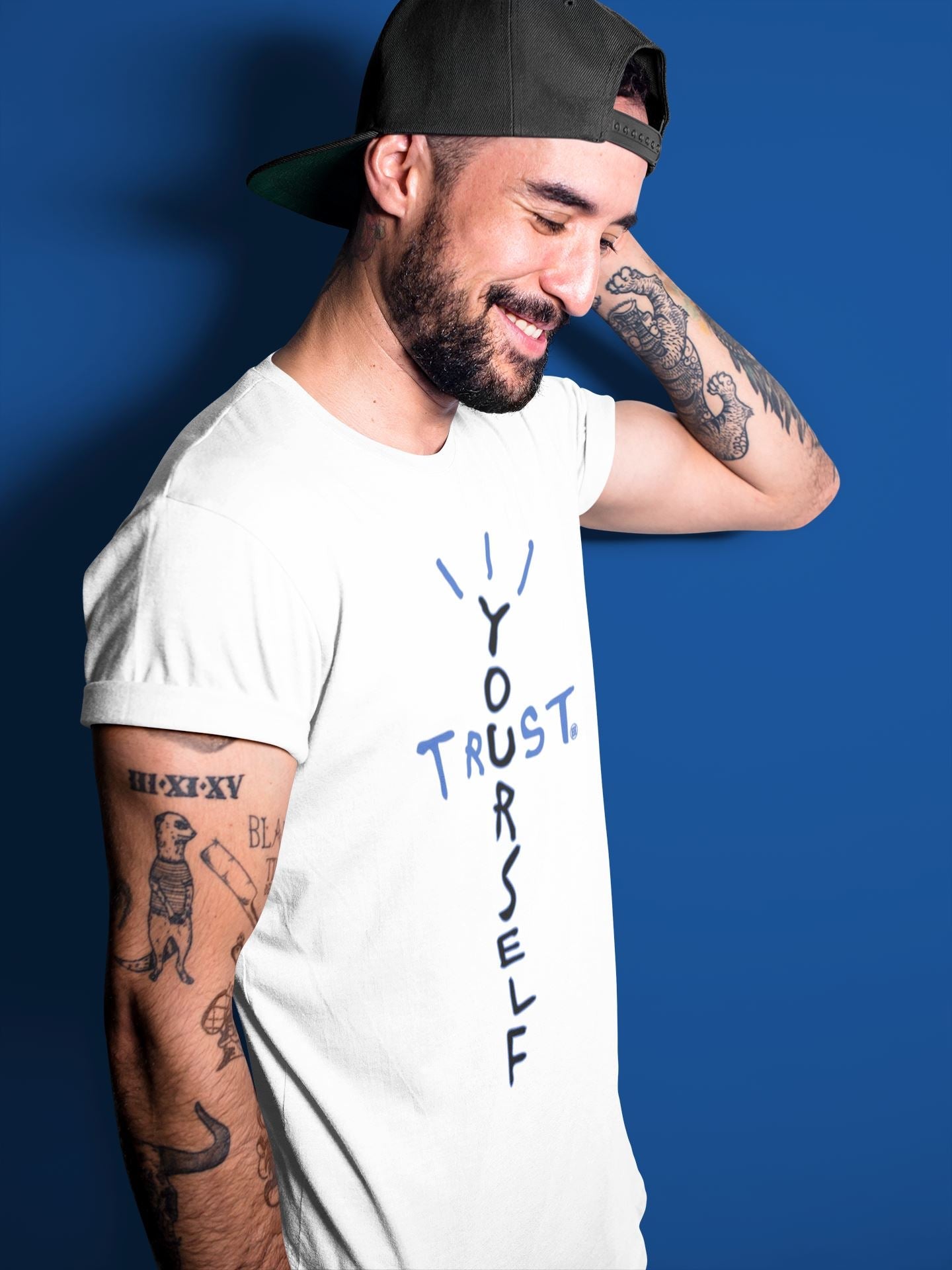 Yeezy 350 Dazzling Blue Sneaker Match Tees Trust Yourself Sneaker Tees Yeezy 350 Dazzling Blue Sneaker Release Tees Unisex Shirts
