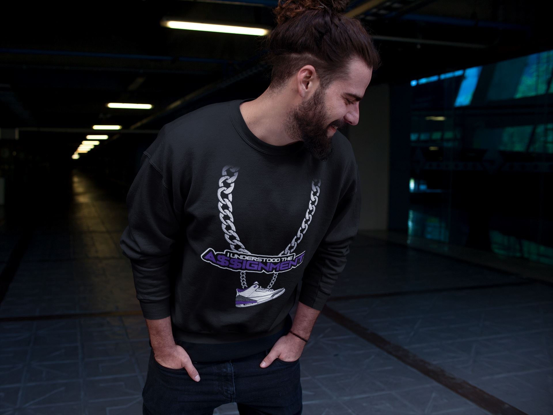 Jordan 3 Dark Iris Sneaker Match Tees Understood Assignment Sneaker Tees Jordan 3 Dark Iris Sneaker Release Tees Unisex Shirts