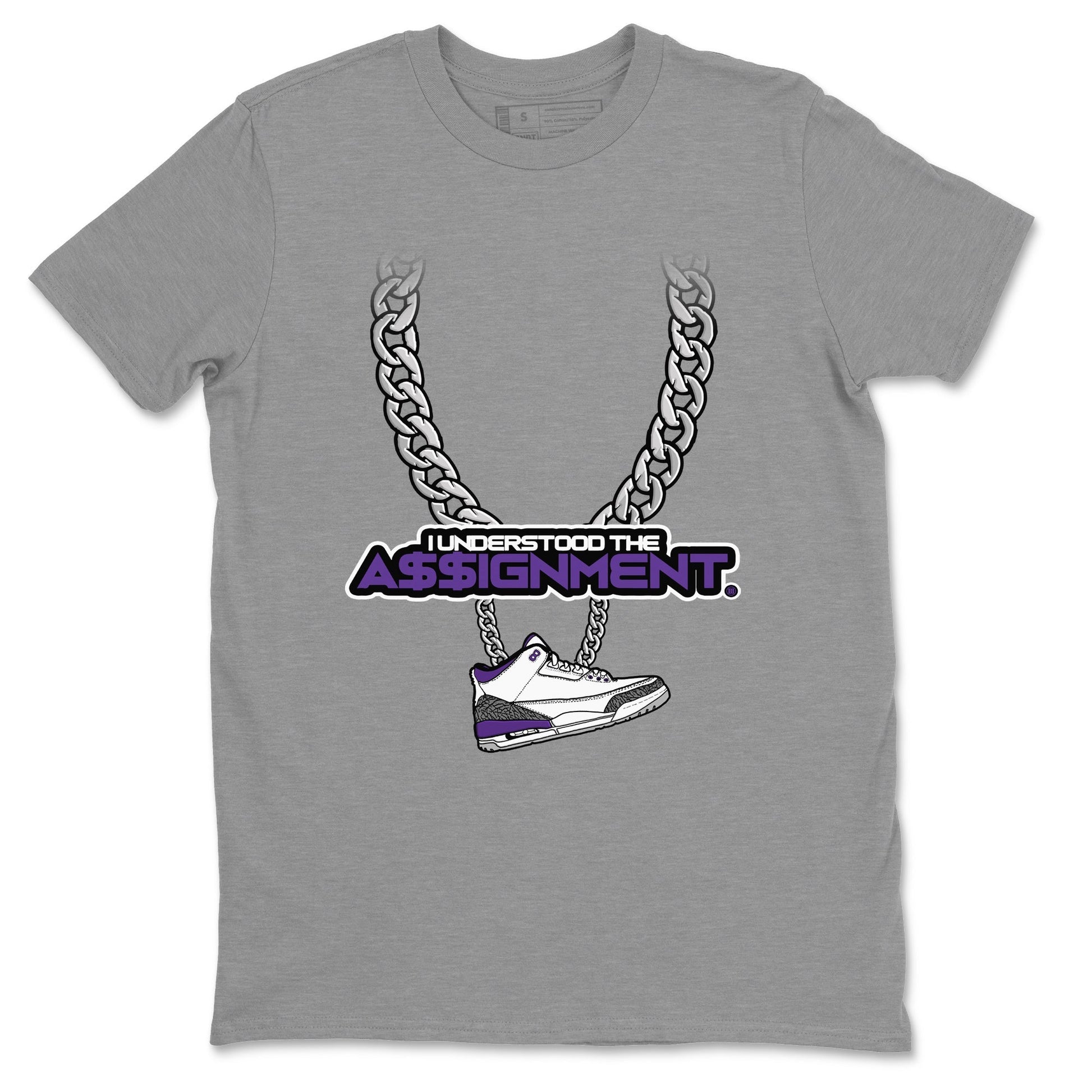 Jordan 3 Dark Iris Sneaker Match Tees Understood Assignment Sneaker Tees Jordan 3 Dark Iris Sneaker Release Tees Unisex Shirts