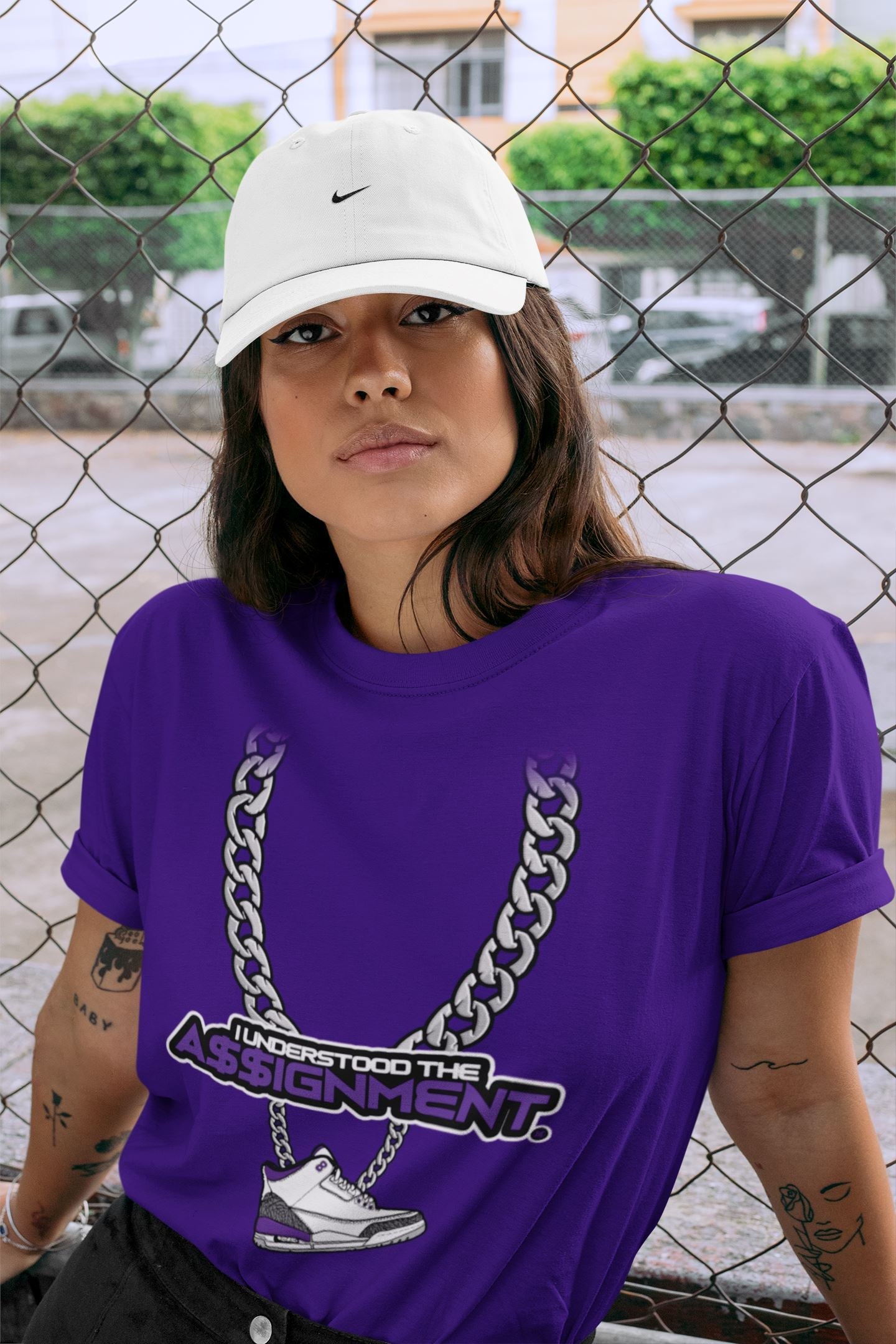 Jordan 3 Dark Iris Sneaker Match Tees Understood Assignment Sneaker Tees Jordan 3 Dark Iris Sneaker Release Tees Unisex Shirts