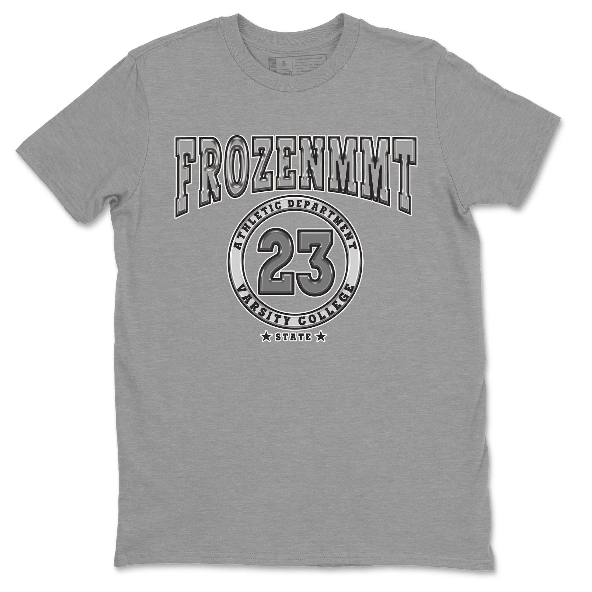 AJ4 Frozen Moments shirt to match jordans Varsity sneaker tees Crew Neck AJ4 Frozen Moments SNRT Sneaker Release Tees Unisex Casual Shirts Heather Grey 2 T-Shirt