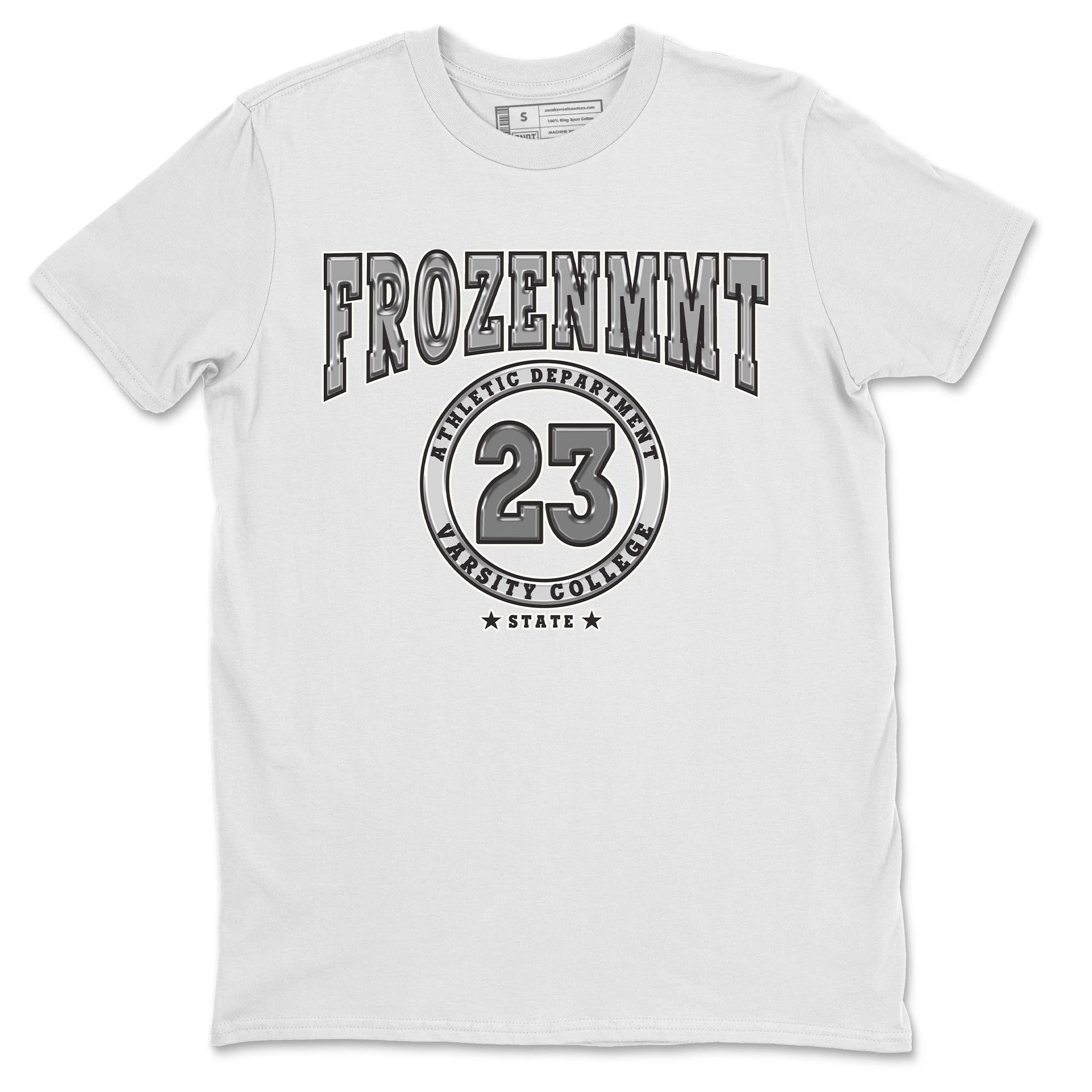 AJ4 Frozen Moments shirt to match jordans Varsity sneaker tees Crew Neck AJ4 Frozen Moments SNRT Sneaker Release Tees Unisex Casual Shirts White 2 T-Shirt