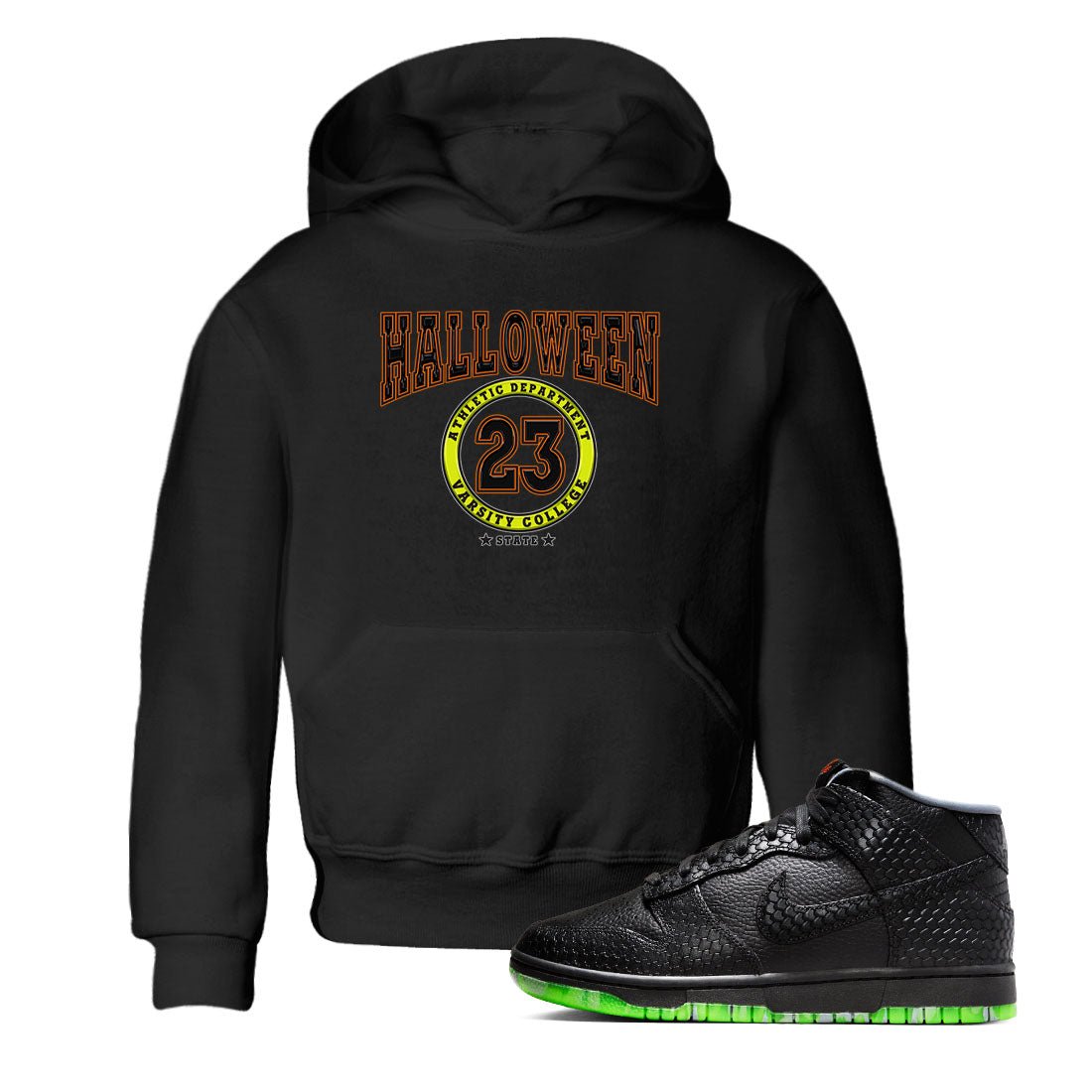 Nike Dunk Mid Premium shirt to match jordans Varsity sneaker tees Nike Dunk Mid Halloween SNRT Sneaker Tees Sneaker Matching Clothing Brand Baby Toddler Black 1 T-Shirt