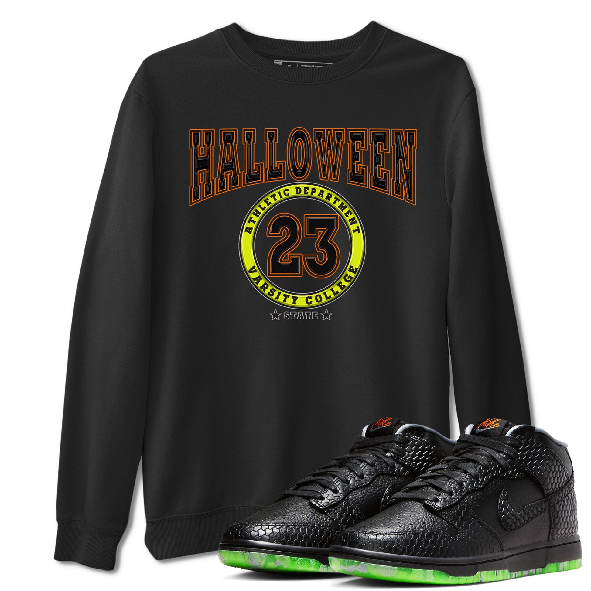 Nike Dunk Mid Premium shirt to match jordans Varsity sneaker tees Nike Dunk Mid Halloween SNRT Sneaker Tees Sneaker Matching Clothing Brand Unisex Sneaker Tee Black 1 T-Shirt