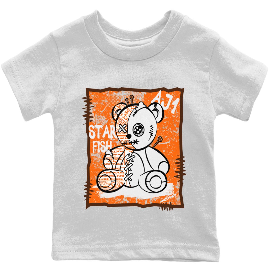 Jordan 1 Starfish Sneaker Match Tees Vintage Bear Sneaker Tees Jordan 1 Starfish Sneaker Release Tees Kids Shirts