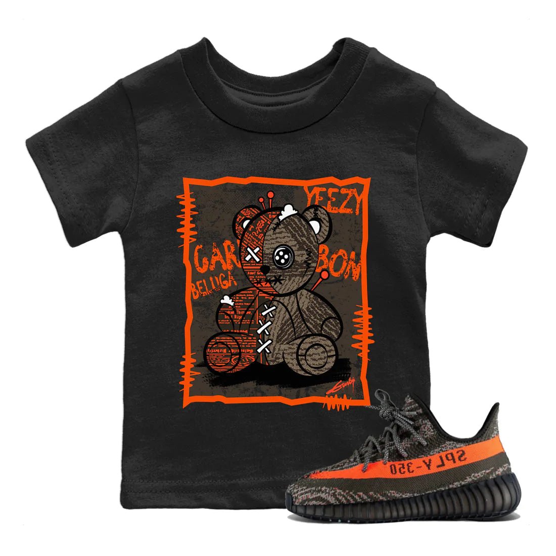 Yeezy 350 Carbon Beluga Sneaker Match Tees Vintage Bear Sneaker Tees Yeezy 350 Carbon Beluga Sneaker Release Tees Kids Shirts