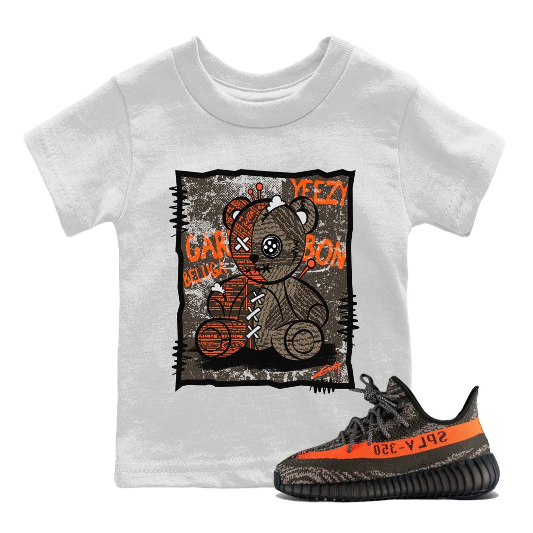 Yeezy 350 Carbon Beluga Sneaker Match Tees Vintage Bear Sneaker Tees Yeezy 350 Carbon Beluga Sneaker Release Tees Kids Shirts