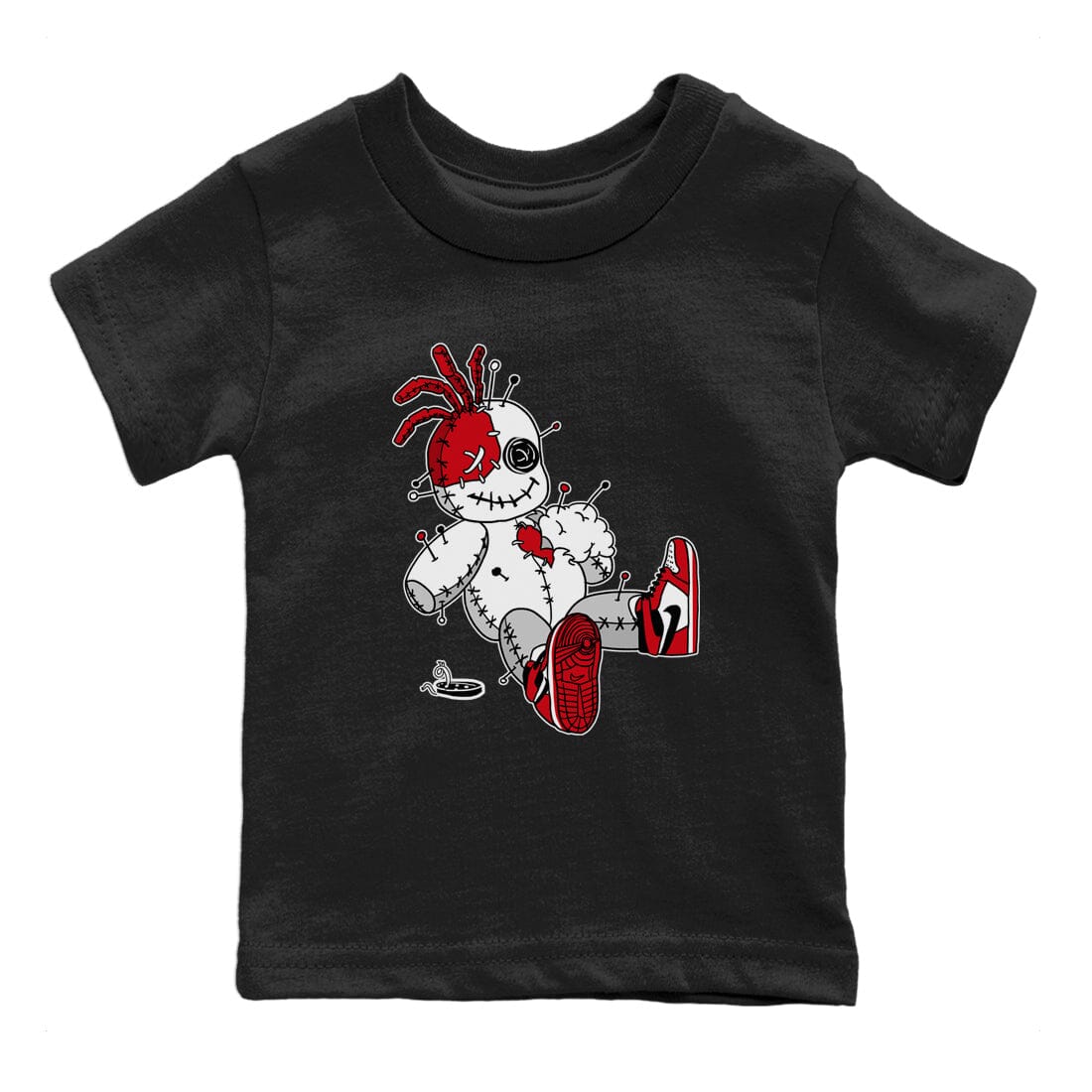 Jordan 1 Lost & Found unique Halloween sneaker tee Voodoo Doll Sneaker Tees Jordan 1 Lost & Found Sneaker Release Tees Kids Shirts