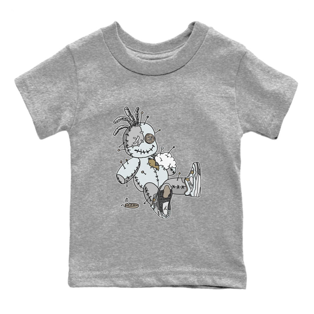 Jordan 4 Craft unique Halloween sneaker tee Voodoo Doll Sneaker Tees Jordan 4 Craft Sneaker Release Tees Kids Shirts