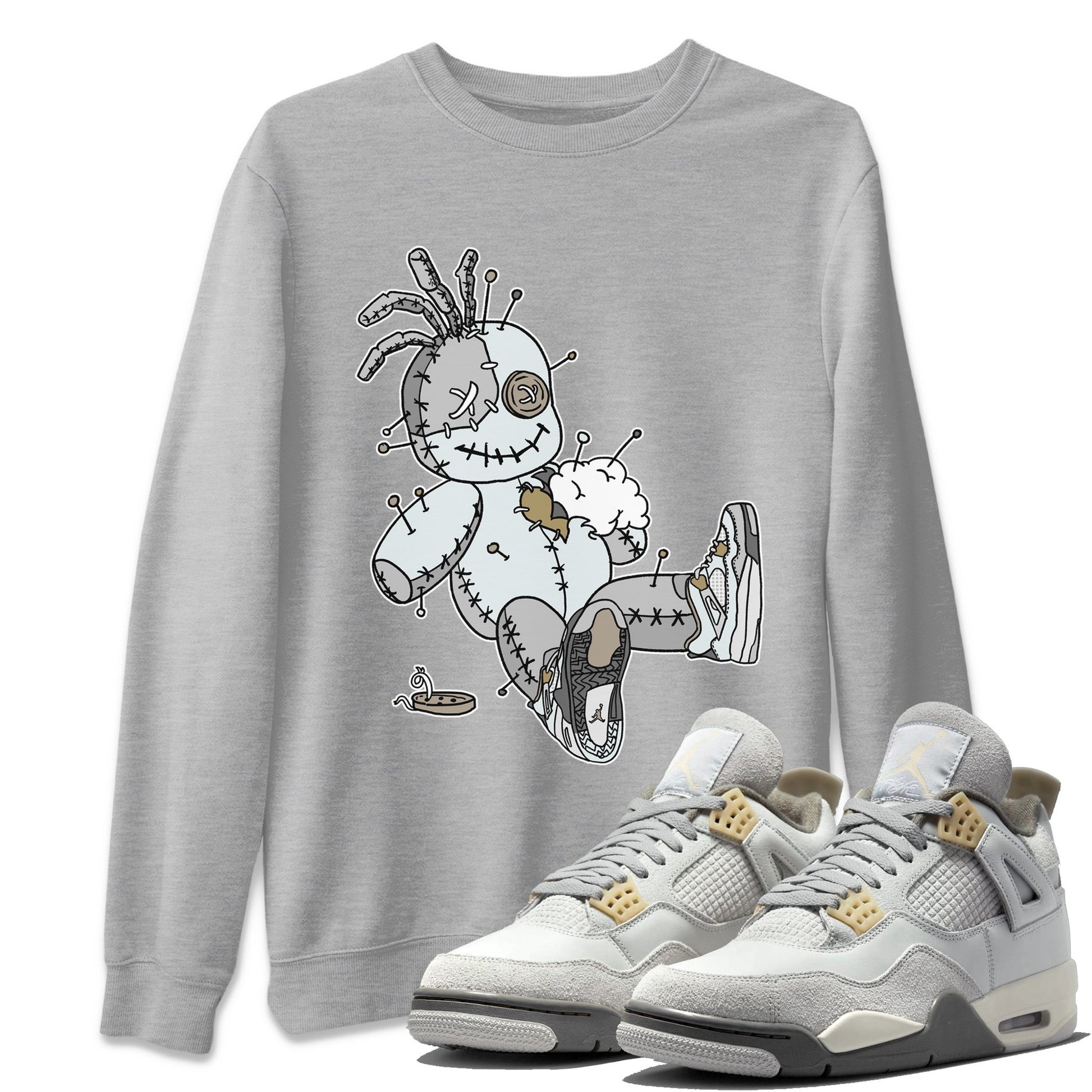 Jordan 4 Craft unique Halloween sneaker tee Voodoo Doll Sneaker Tees Jordan 4 Craft Sneaker Release Tees Unisex Shirts