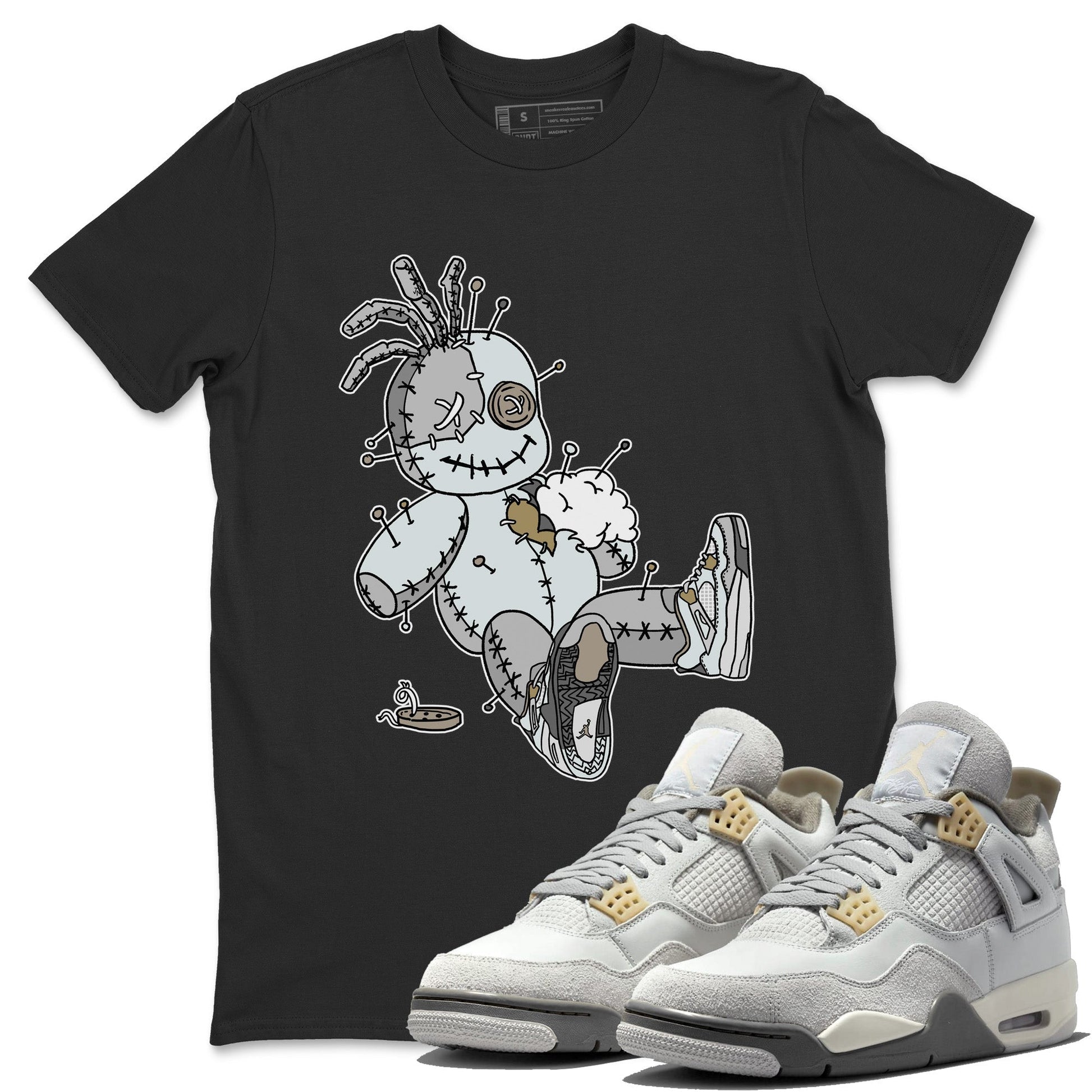Jordan 4 Craft unique Halloween sneaker tee Voodoo Doll Sneaker Tees Jordan 4 Craft Sneaker Release Tees Unisex Shirts