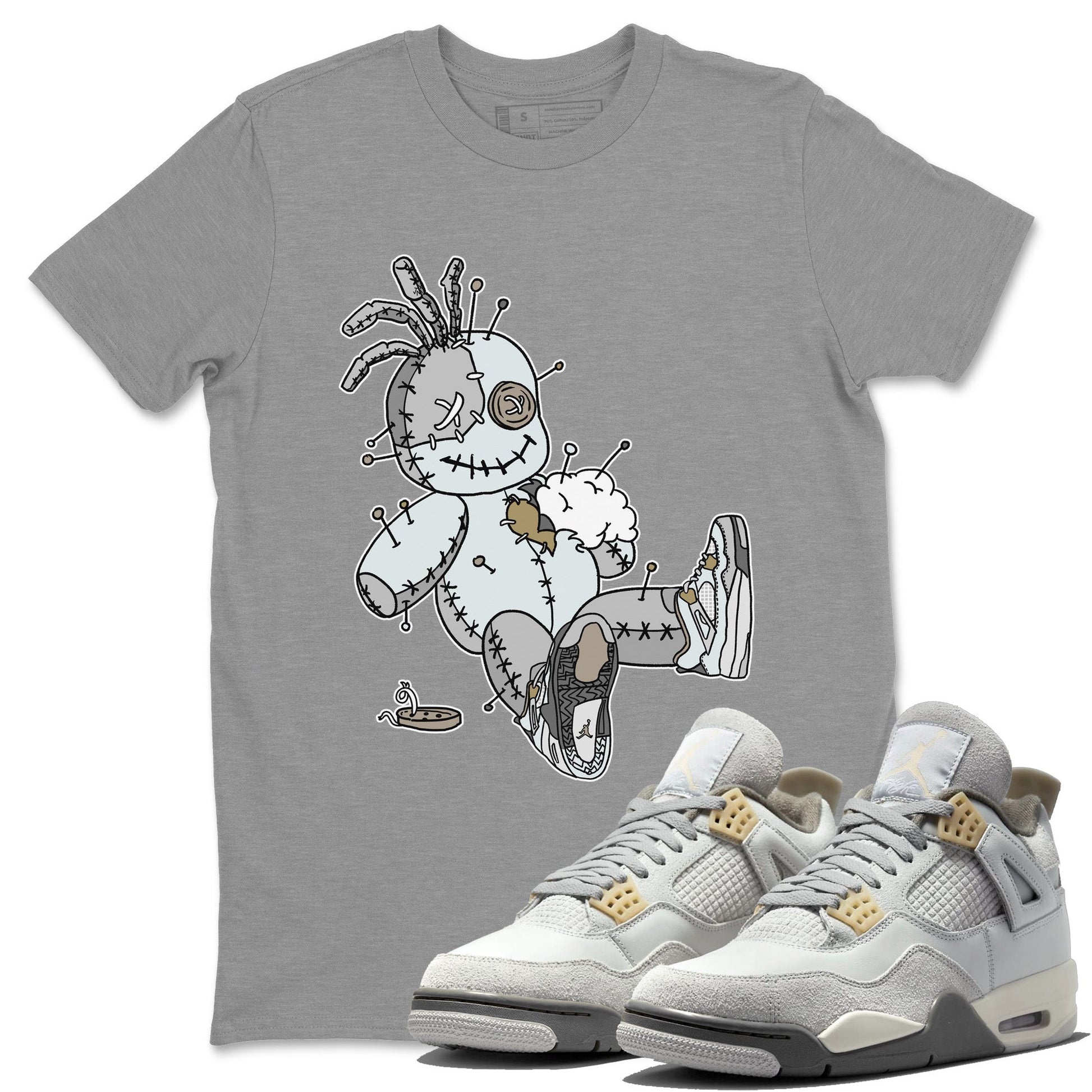 Jordan 4 Craft unique Halloween sneaker tee Voodoo Doll Sneaker Tees Jordan 4 Craft Sneaker Release Tees Unisex Shirts
