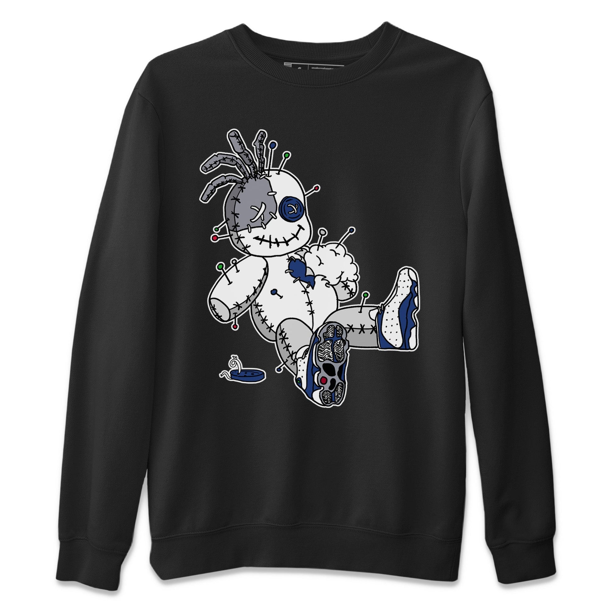 Jordan 13 French Blue unique Halloween sneaker tee Voodoo Doll Sneaker Tees Jordan 13 French Blue Sneaker Release Tees Unisex Shirts