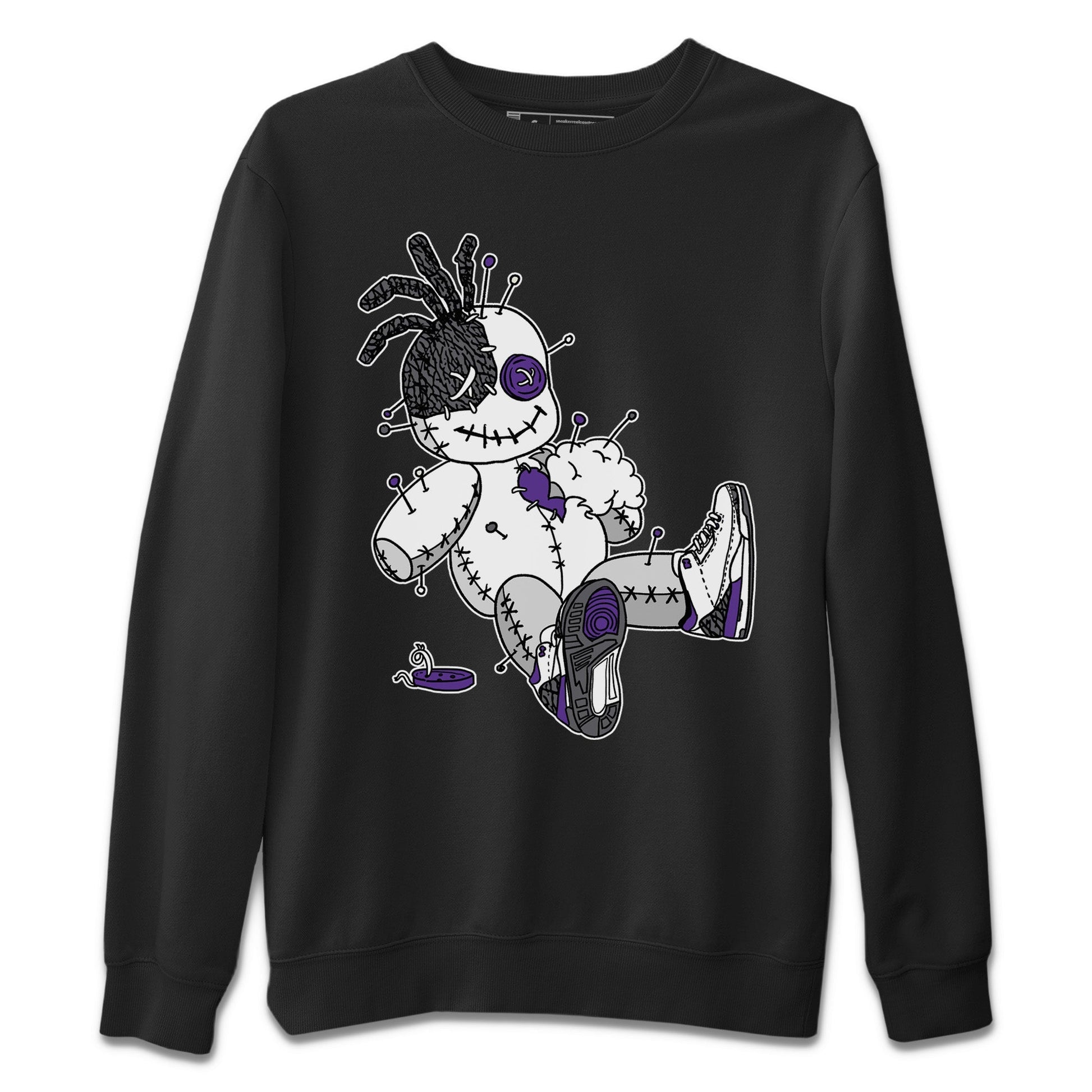 Jordan 3 Dark Iris unique Halloween sneaker tee Voodoo Doll Sneaker Tees Jordan 3 Dark Iris Sneaker Release Tees Unisex Shirts