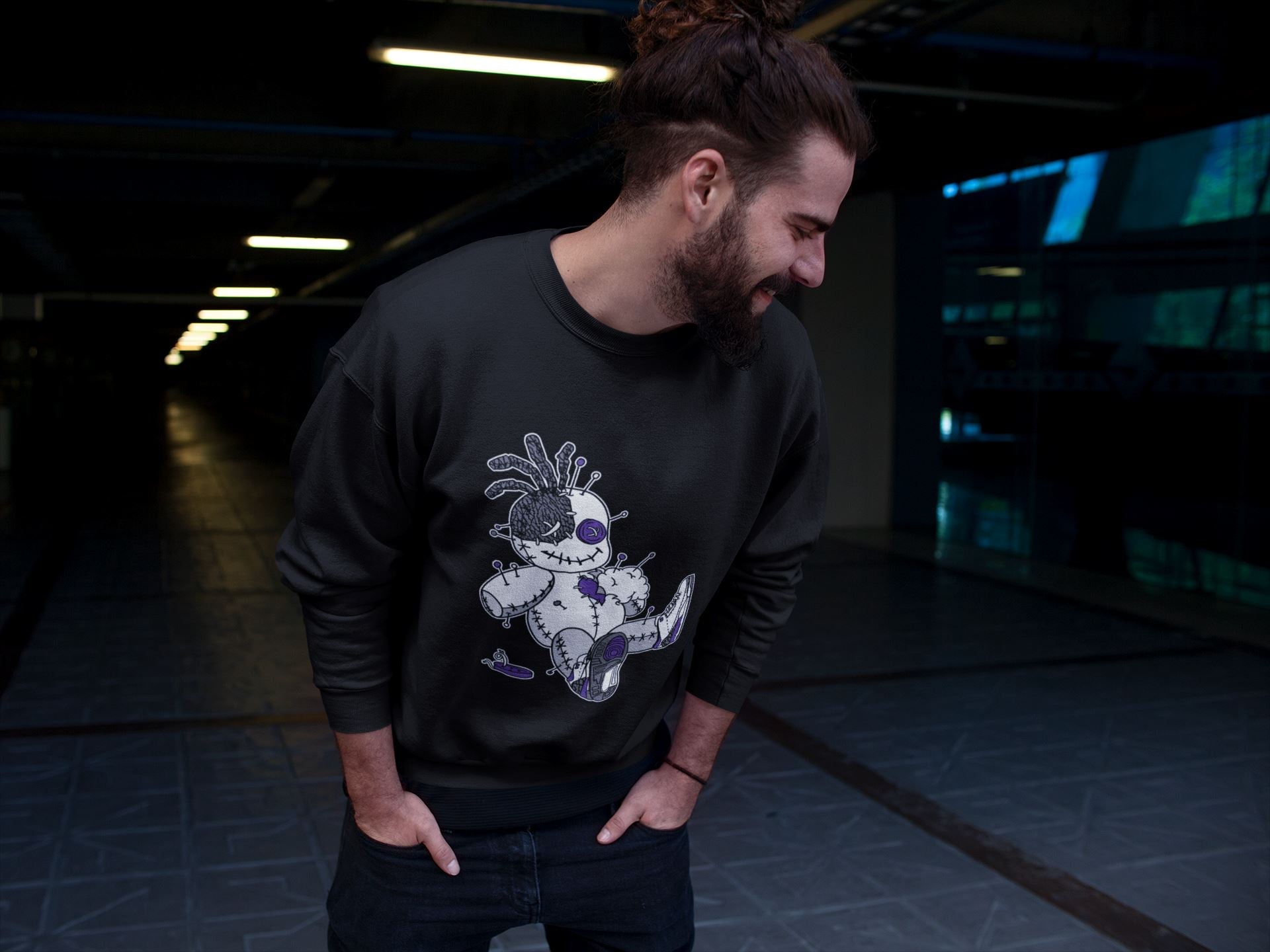 Jordan 3 Dark Iris unique Halloween sneaker tee Voodoo Doll Sneaker Tees Jordan 3 Dark Iris Sneaker Release Tees Unisex Shirts