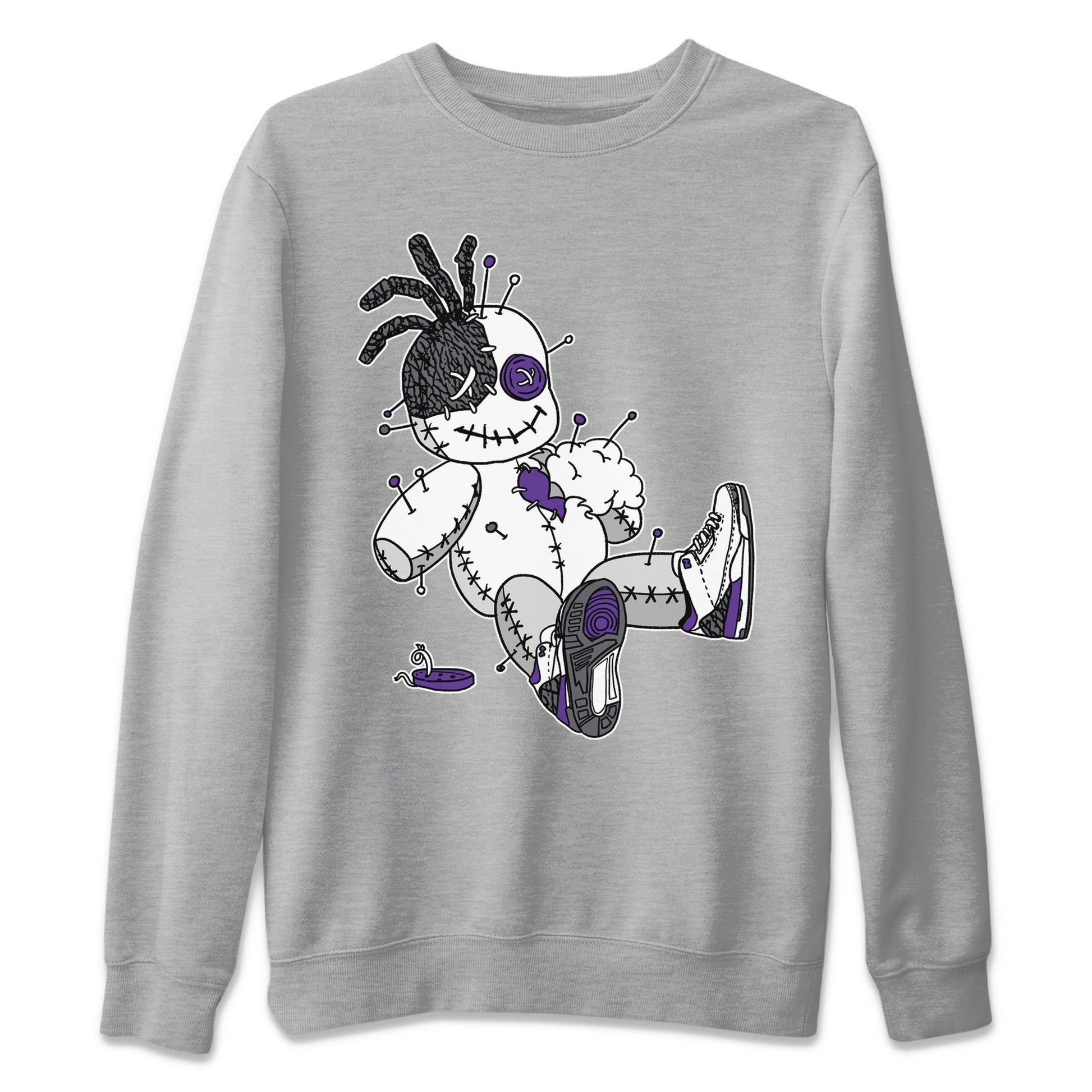 Jordan 3 Dark Iris unique Halloween sneaker tee Voodoo Doll Sneaker Tees Jordan 3 Dark Iris Sneaker Release Tees Unisex Shirts