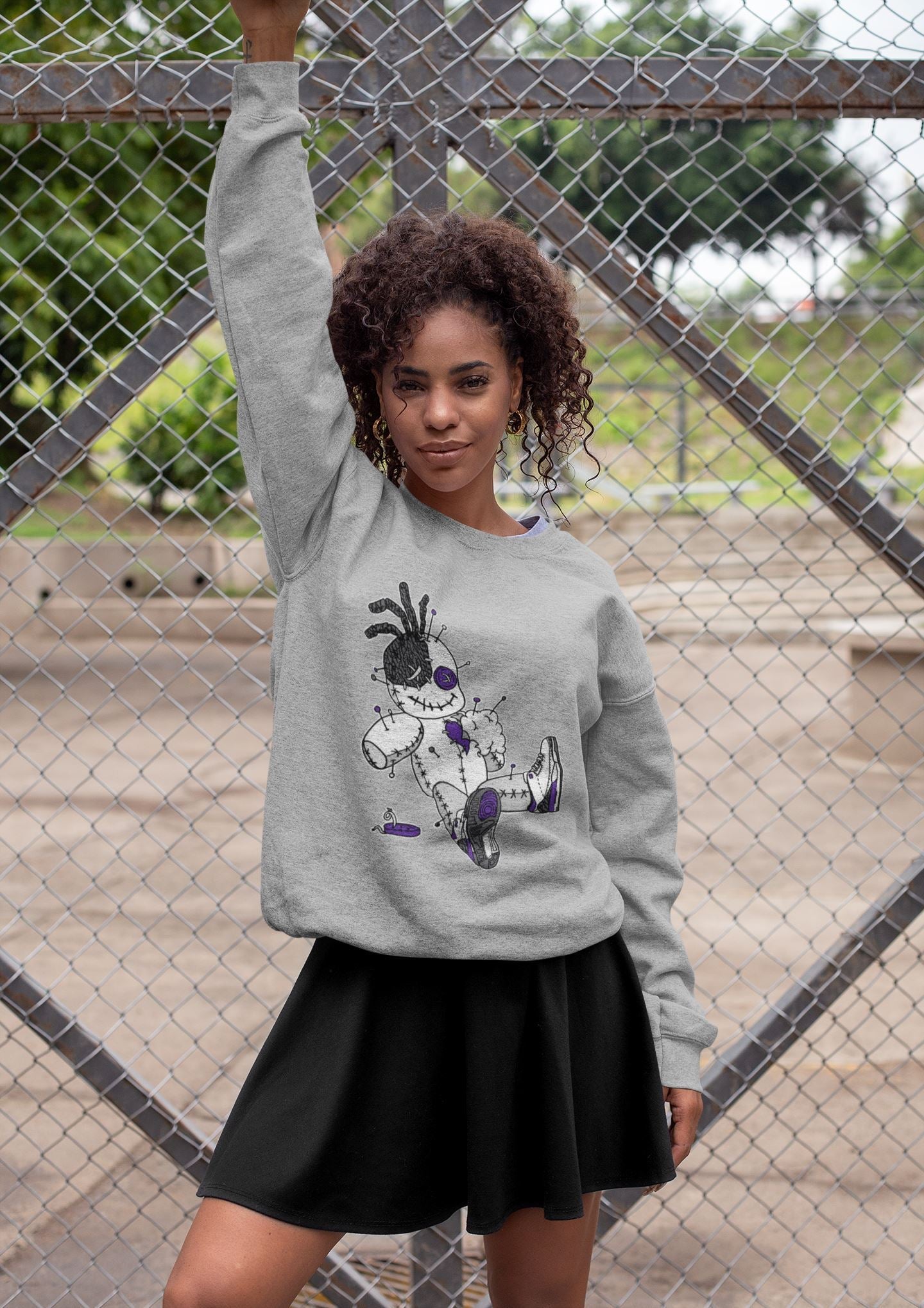 Jordan 3 Dark Iris unique Halloween sneaker tee Voodoo Doll Sneaker Tees Jordan 3 Dark Iris Sneaker Release Tees Unisex Shirts