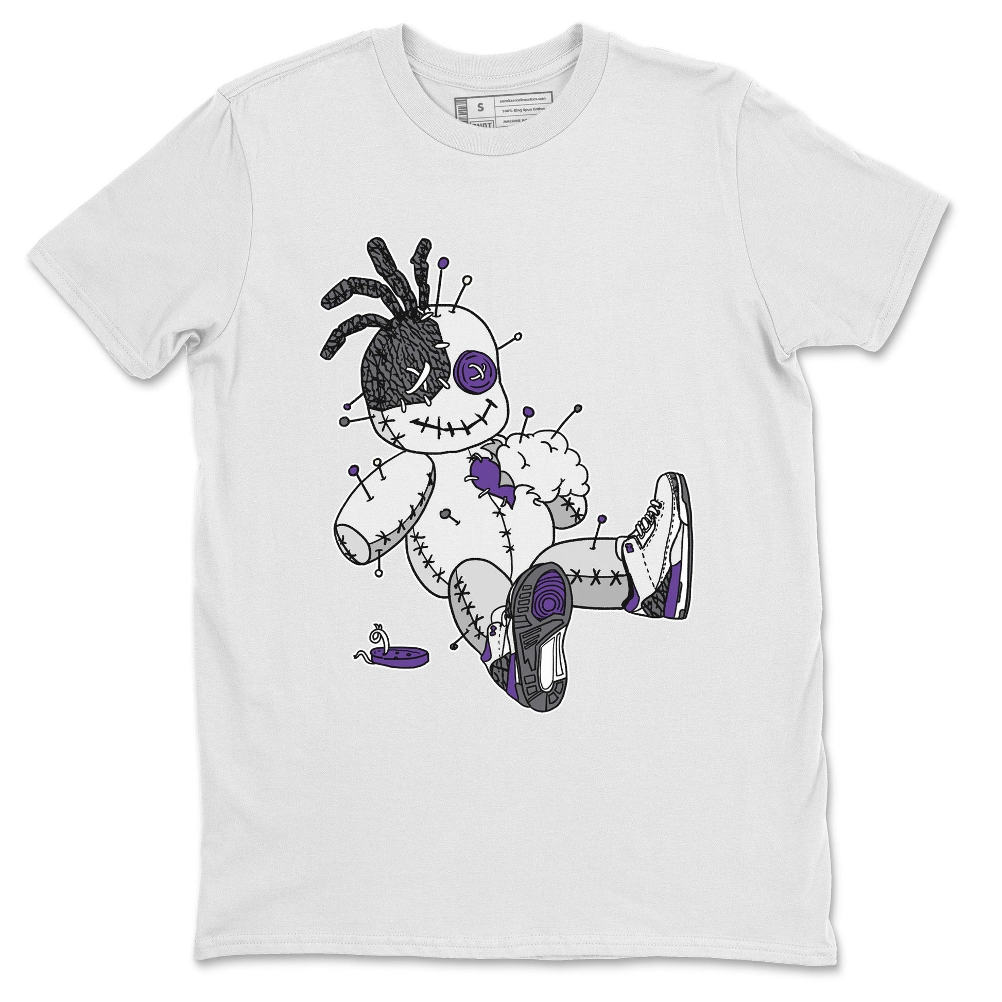 Jordan 3 Dark Iris unique Halloween sneaker tee Voodoo Doll Sneaker Tees Jordan 3 Dark Iris Sneaker Release Tees Unisex Shirts