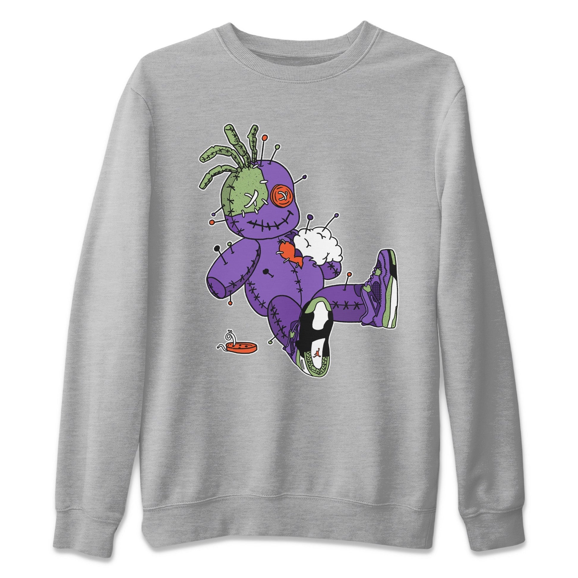 Jordan 4 Canyon Purple unique Halloween sneaker tee Voodoo Doll Sneaker Tees Jordan 4 Canyon Purple Sneaker Release Tees Unisex Shirts