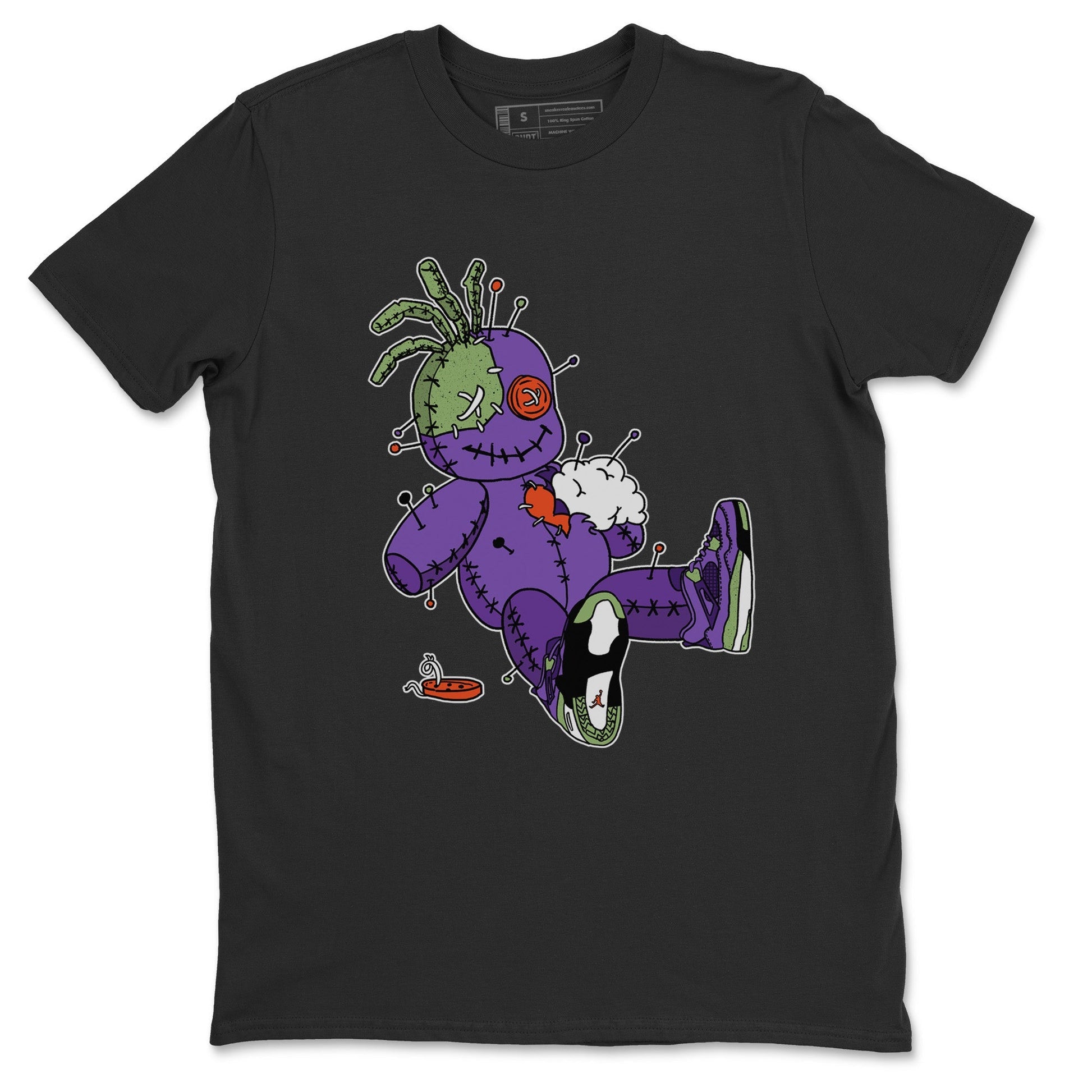 Jordan 4 Canyon Purple unique Halloween sneaker tee Voodoo Doll Sneaker Tees Jordan 4 Canyon Purple Sneaker Release Tees Unisex Shirts