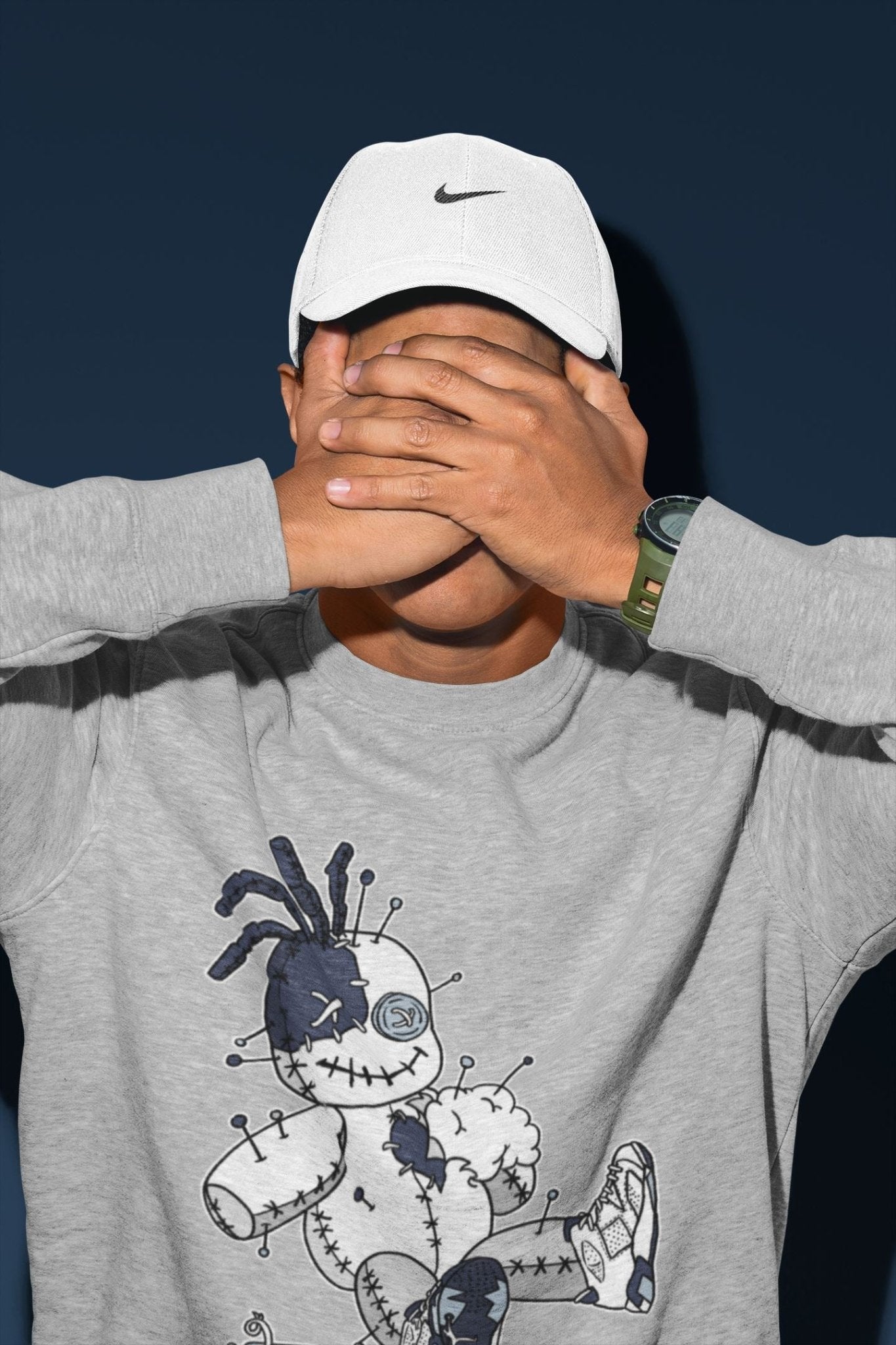 Jordan 6 Midnight Navy unique Halloween sneaker tee Voodoo Doll Sneaker Tees Jordan 6 Midnight Navy Sneaker Release Tees Unisex Shirts