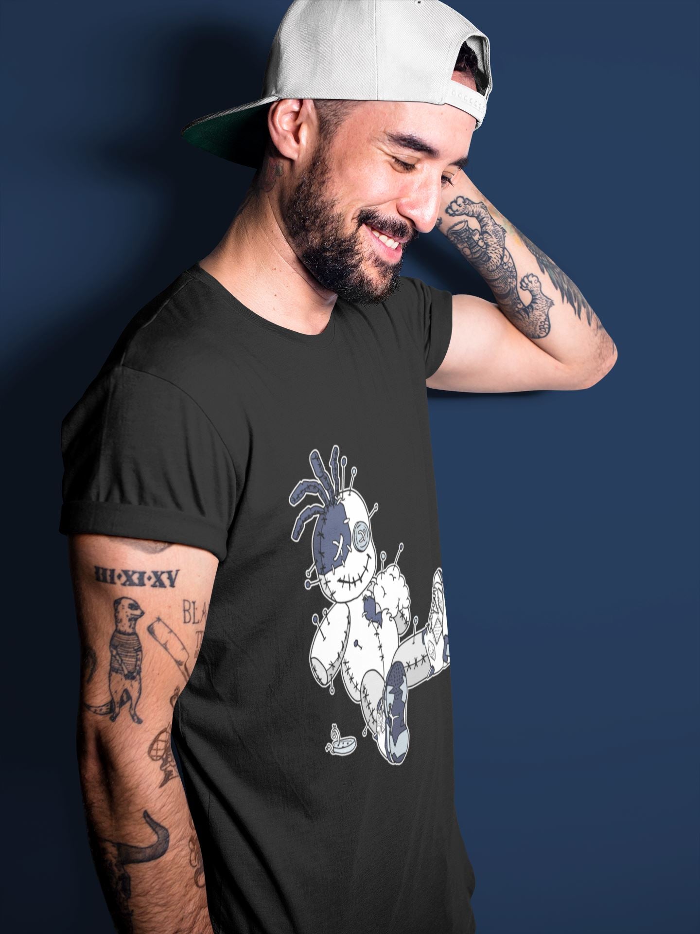 Jordan 6 Midnight Navy unique Halloween sneaker tee Voodoo Doll Sneaker Tees Jordan 6 Midnight Navy Sneaker Release Tees Unisex Shirts