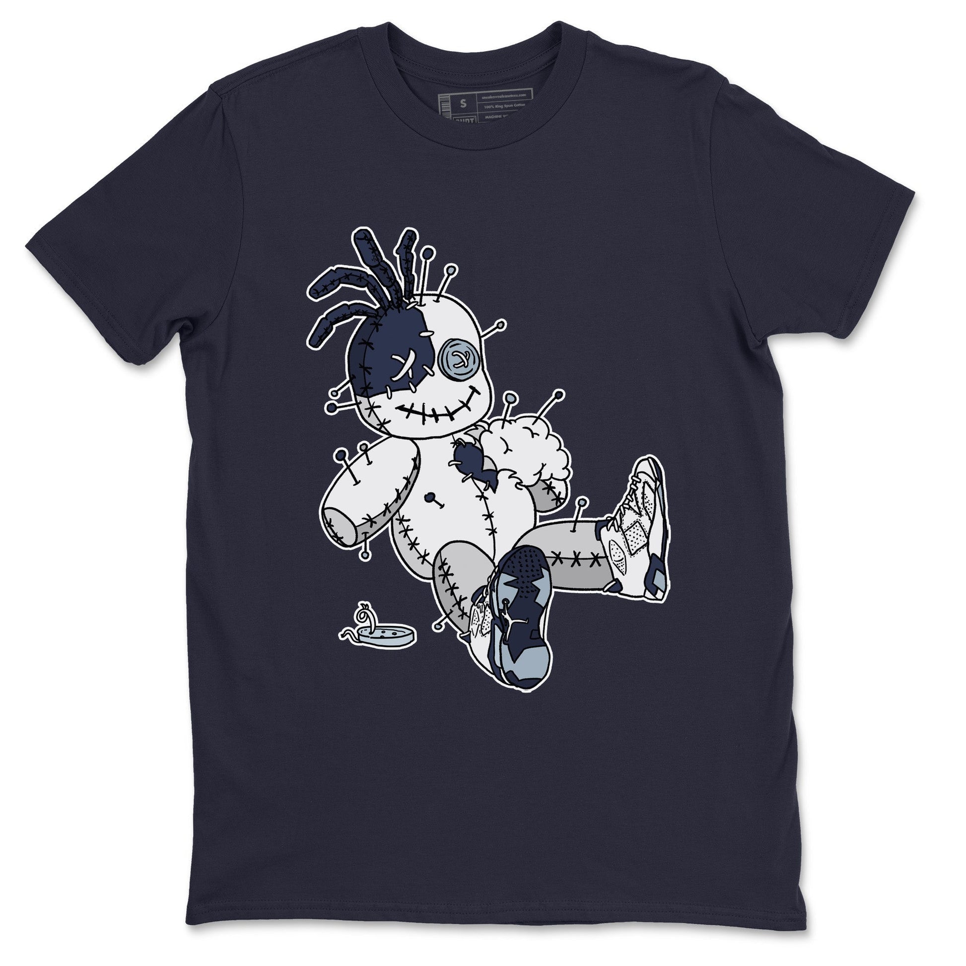 Jordan 6 Midnight Navy unique Halloween sneaker tee Voodoo Doll Sneaker Tees Jordan 6 Midnight Navy Sneaker Release Tees Unisex Shirts