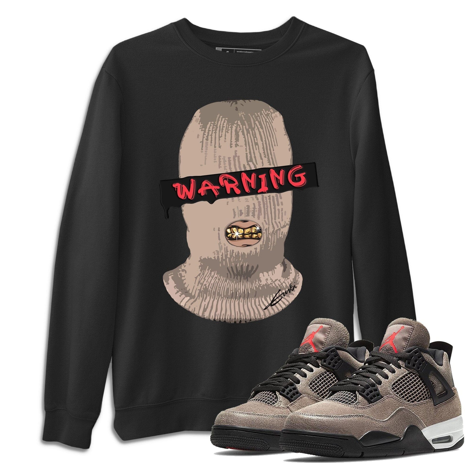 Jordan 4 Taupe Haze Sneaker Match Tees Warning Sneaker Tees Jordan 4 Taupe Haze Sneaker Release Tees Unisex Shirts