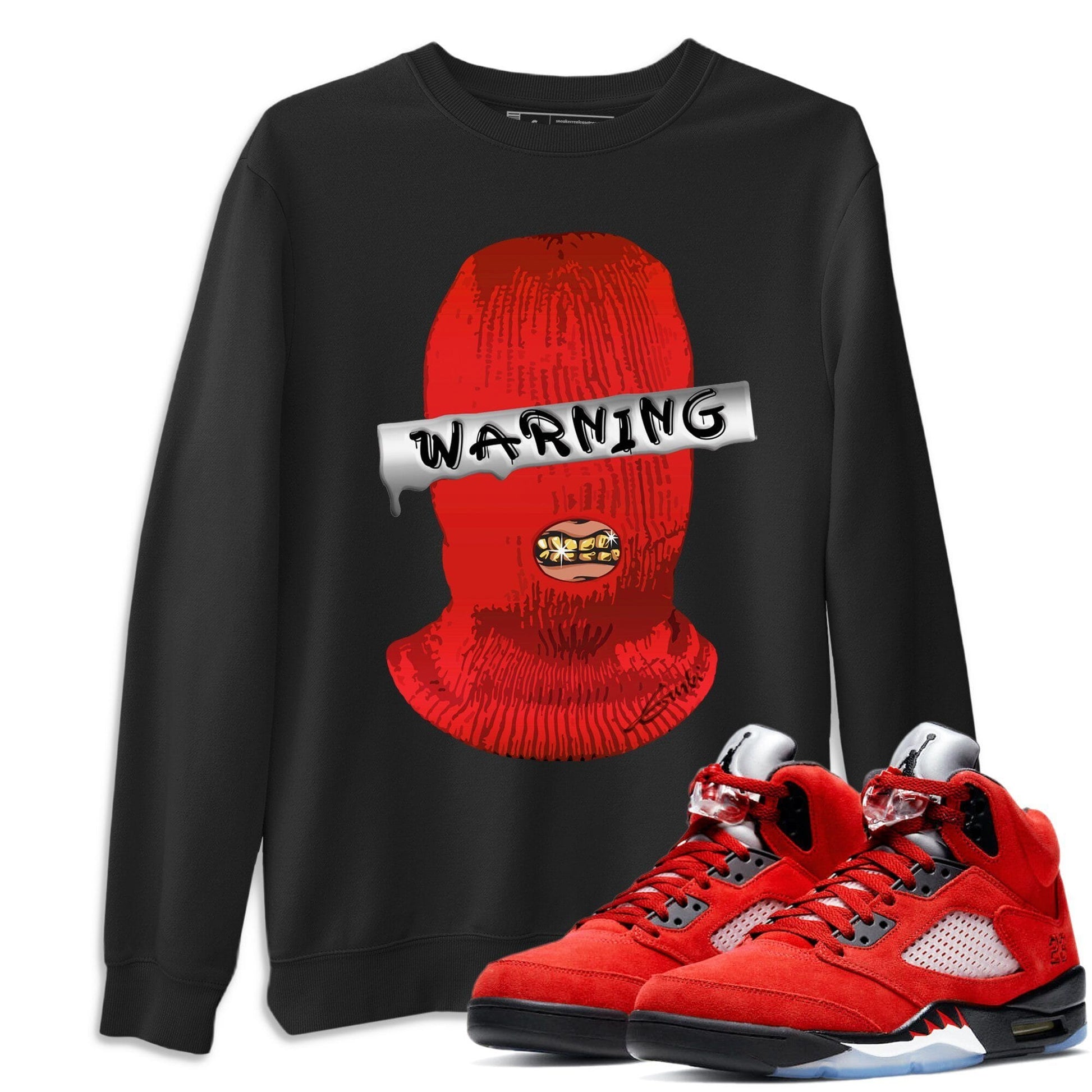 Jordan 5 Raging Bull Sneaker Match Tees Warning Sneaker Tees Jordan 5 Raging Bull Sneaker Release Tees Unisex Shirts