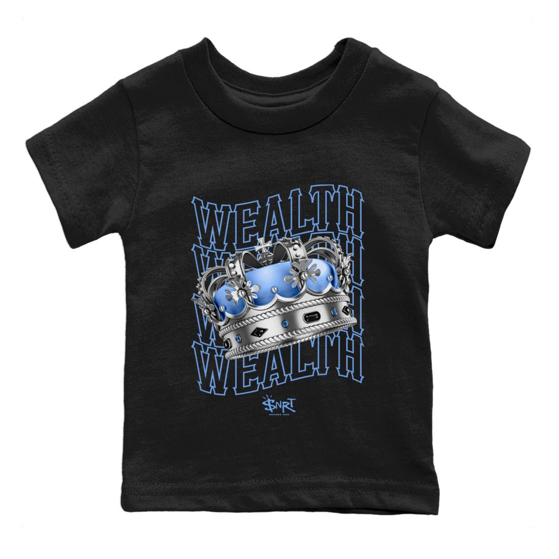 Air Jordan 5 UNC Wealth Baby and Kids Sneaker Tees Air Jordan 5 Retro UNC Kids Sneaker Tees Washing and Care Tip