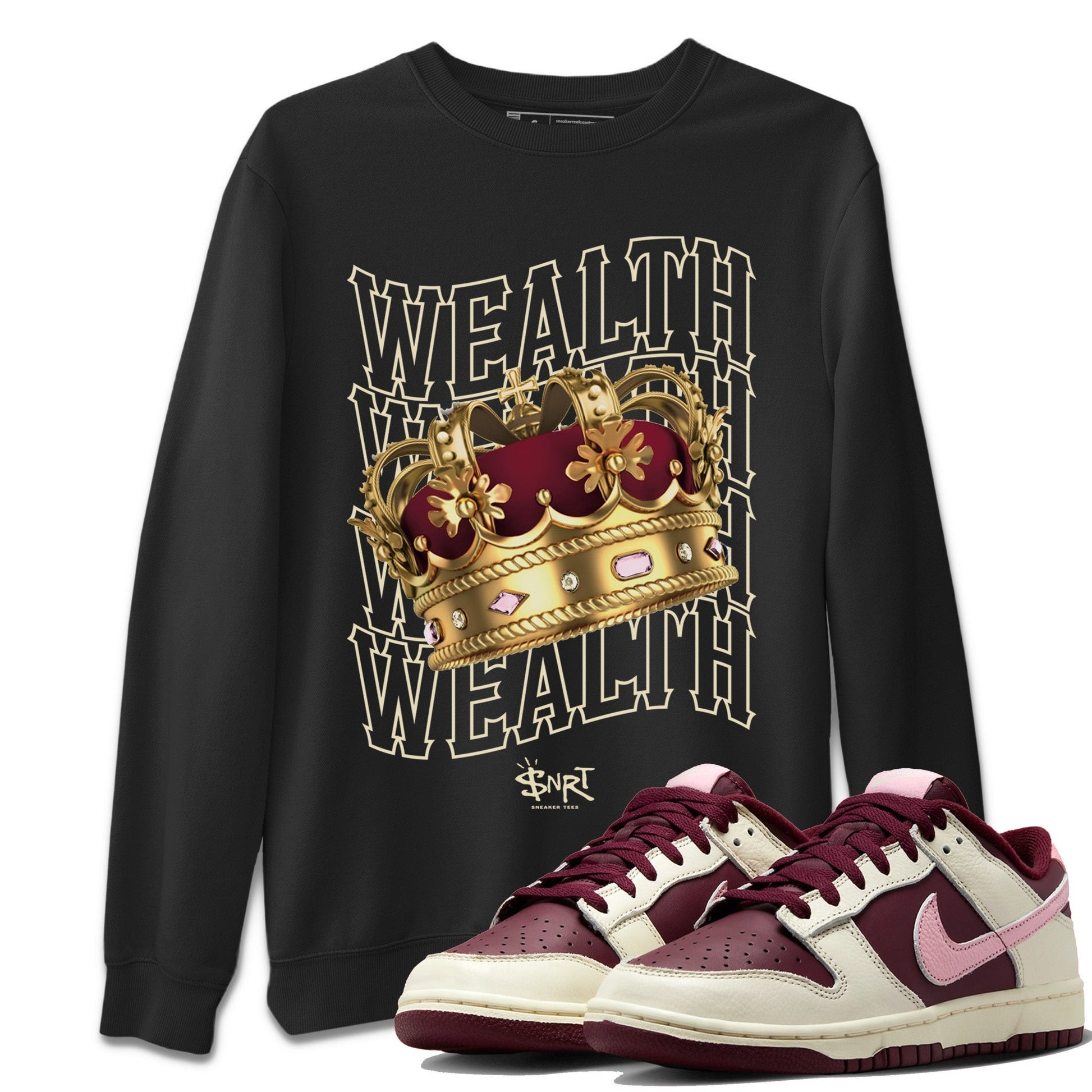 Dunk Valentines Day Sneaker Match Tees Wealth Sneaker Tees Nike Dunk Valentine's Day Sneaker SNRT Sneaker Tees Unisex Shirts