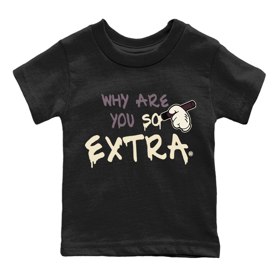 Jordan 4 A Ma Maniere Sneaker Match Tees Why Are You So Extra Sneaker Tees Jordan 4 A Ma Maniere Sneaker Release Tees Kids Shirts