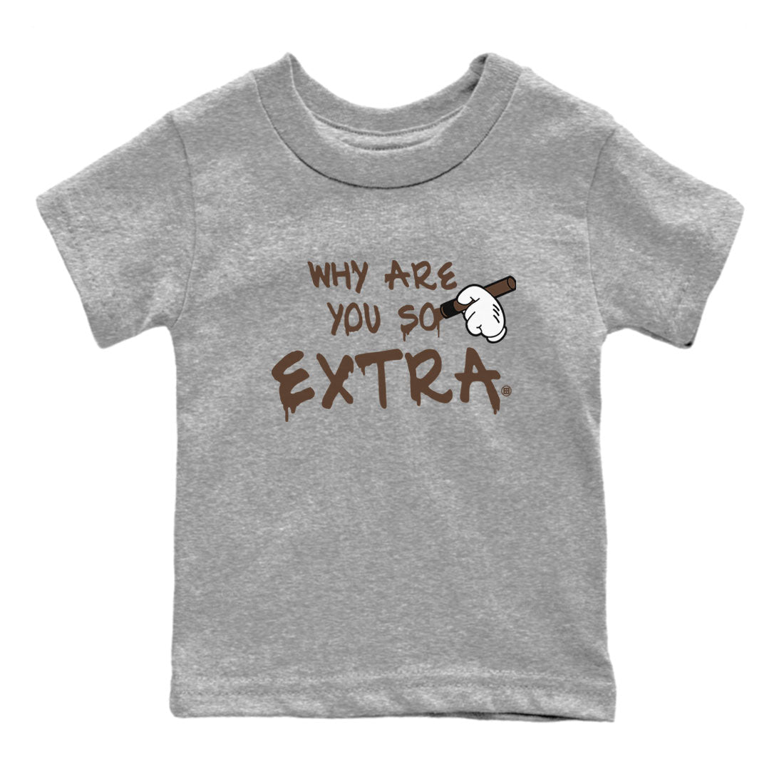 Dunk Low WMNS Cacao Wow sneaker shirt to match jordans Why Are You So Extra sneaker tees Dunk Cacao Wow SNRT Sneaker Release Tees Baby Toddler Heather Grey 2 T-Shirt